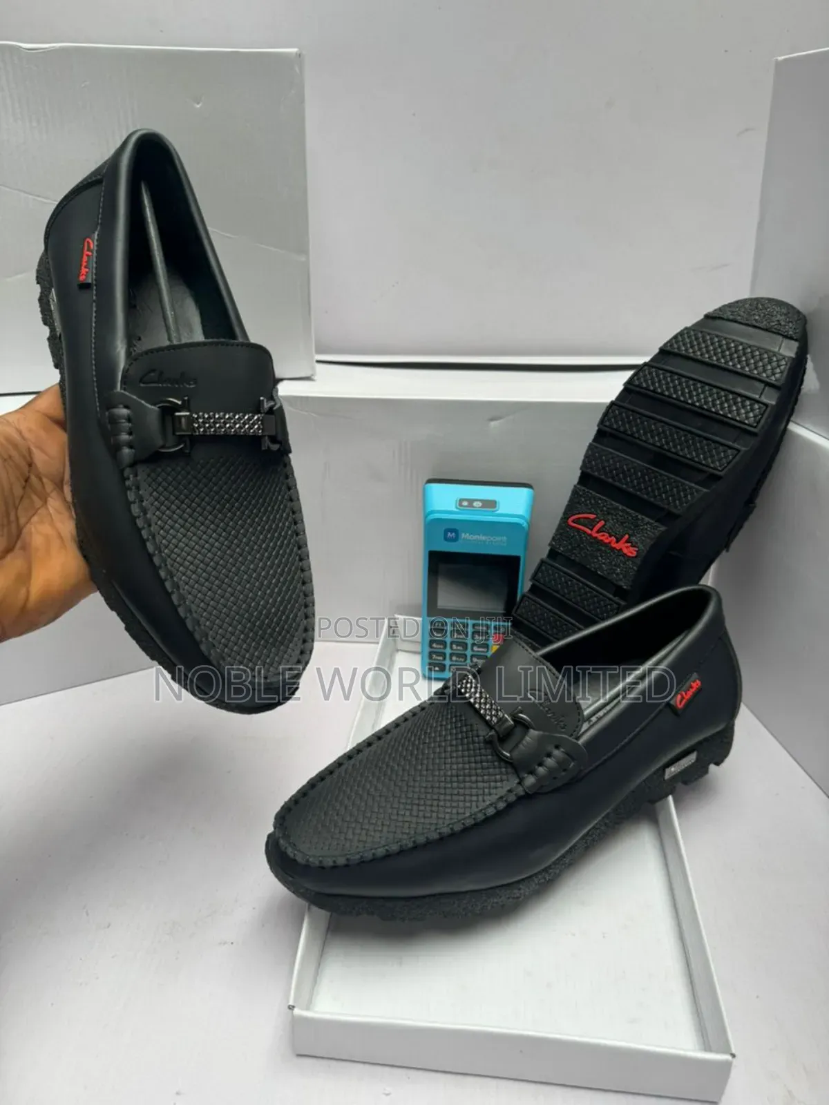 Clark Black Loafers Aku 7h