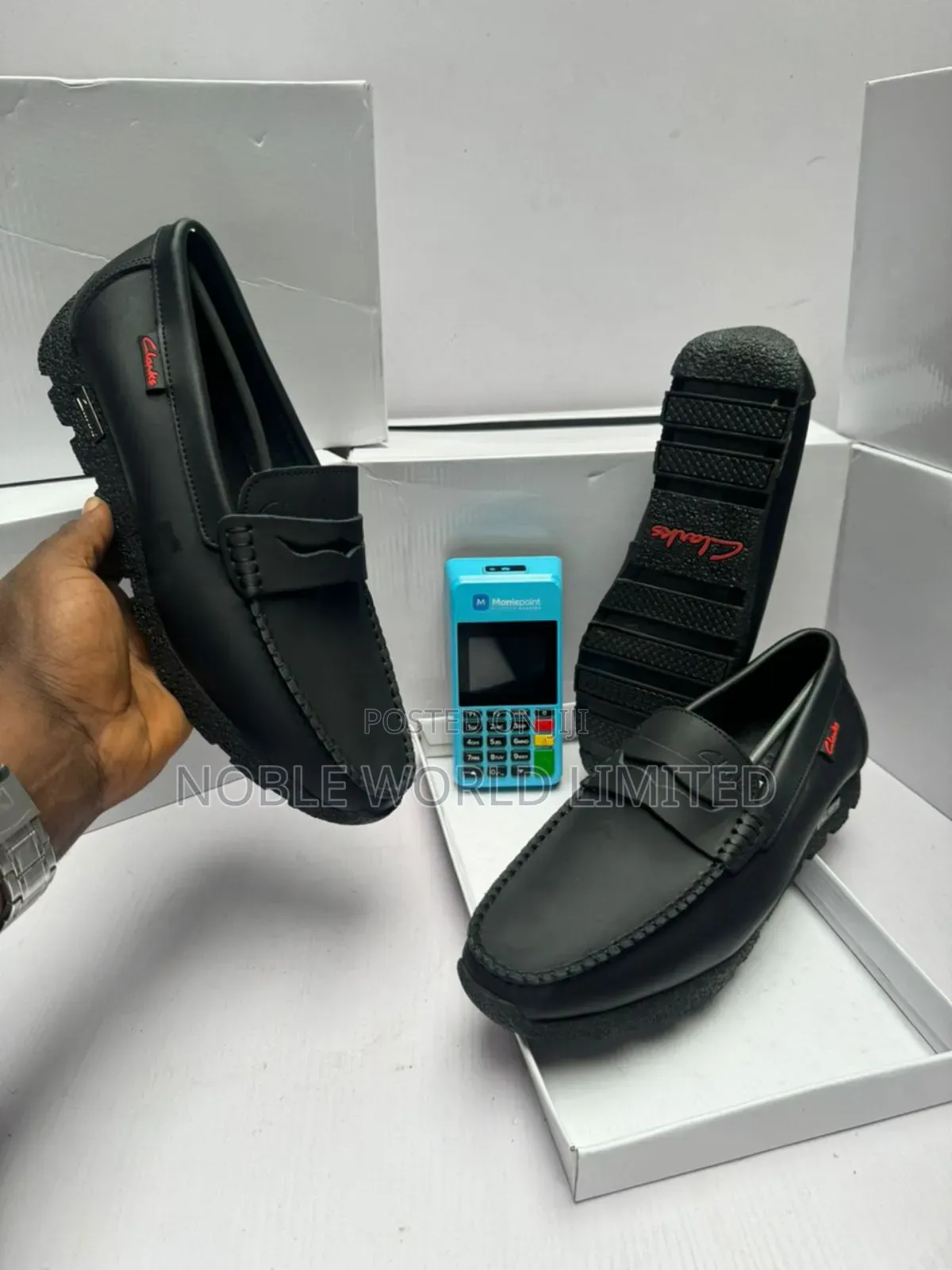 Clark Black Loafers Aku 7h