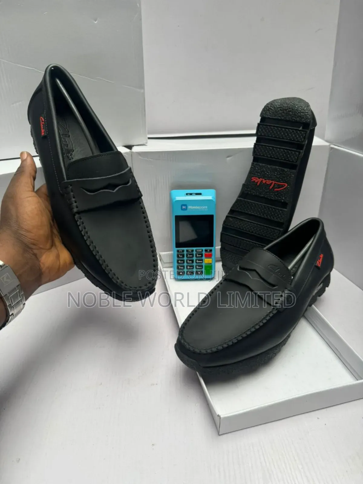 Clark Black Loafers Aku 7h