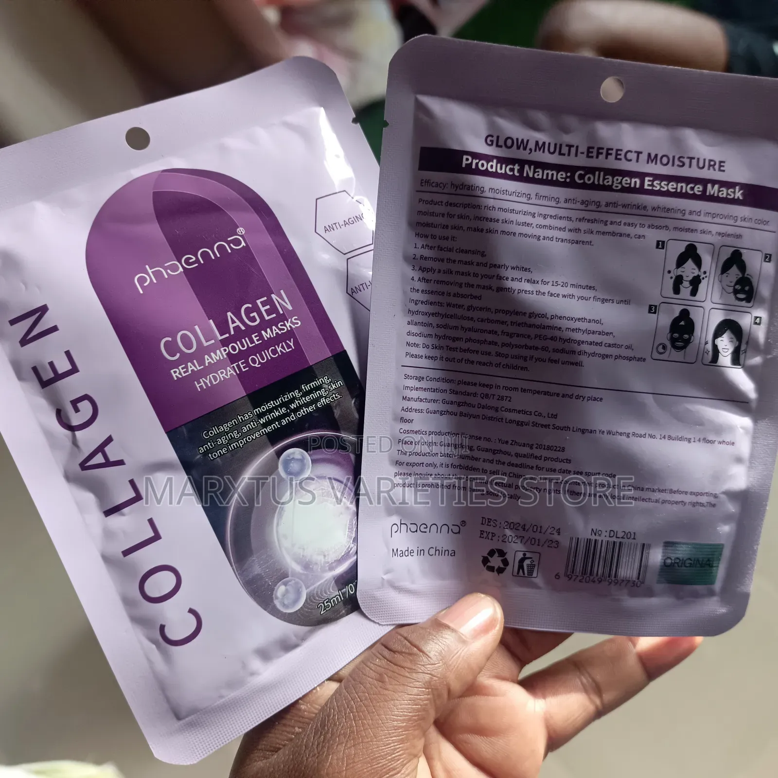 Glow Multi-Effect Moisture Essence Face Mask
