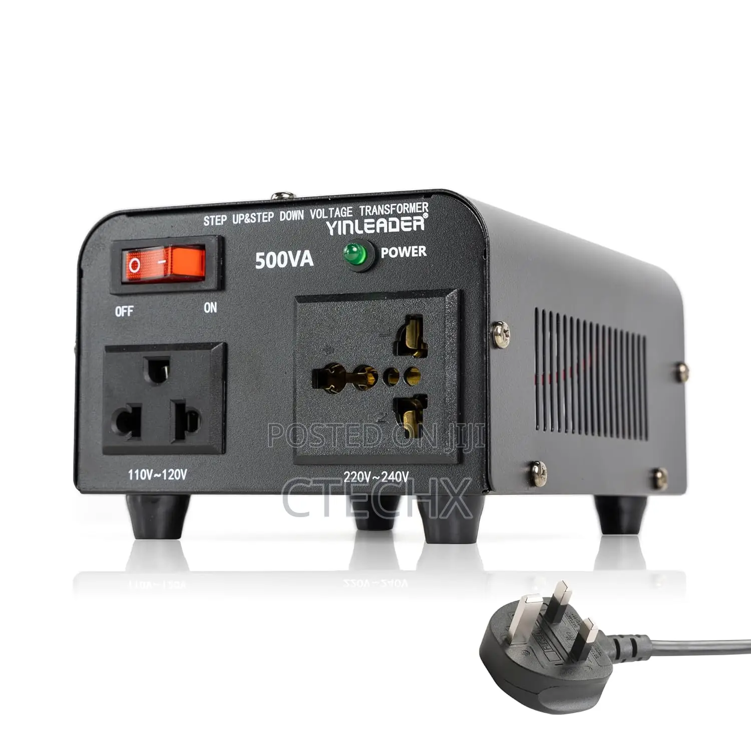 500w Voltage Transformer, 240 Volts to 110v Step Up Step Down Voltage