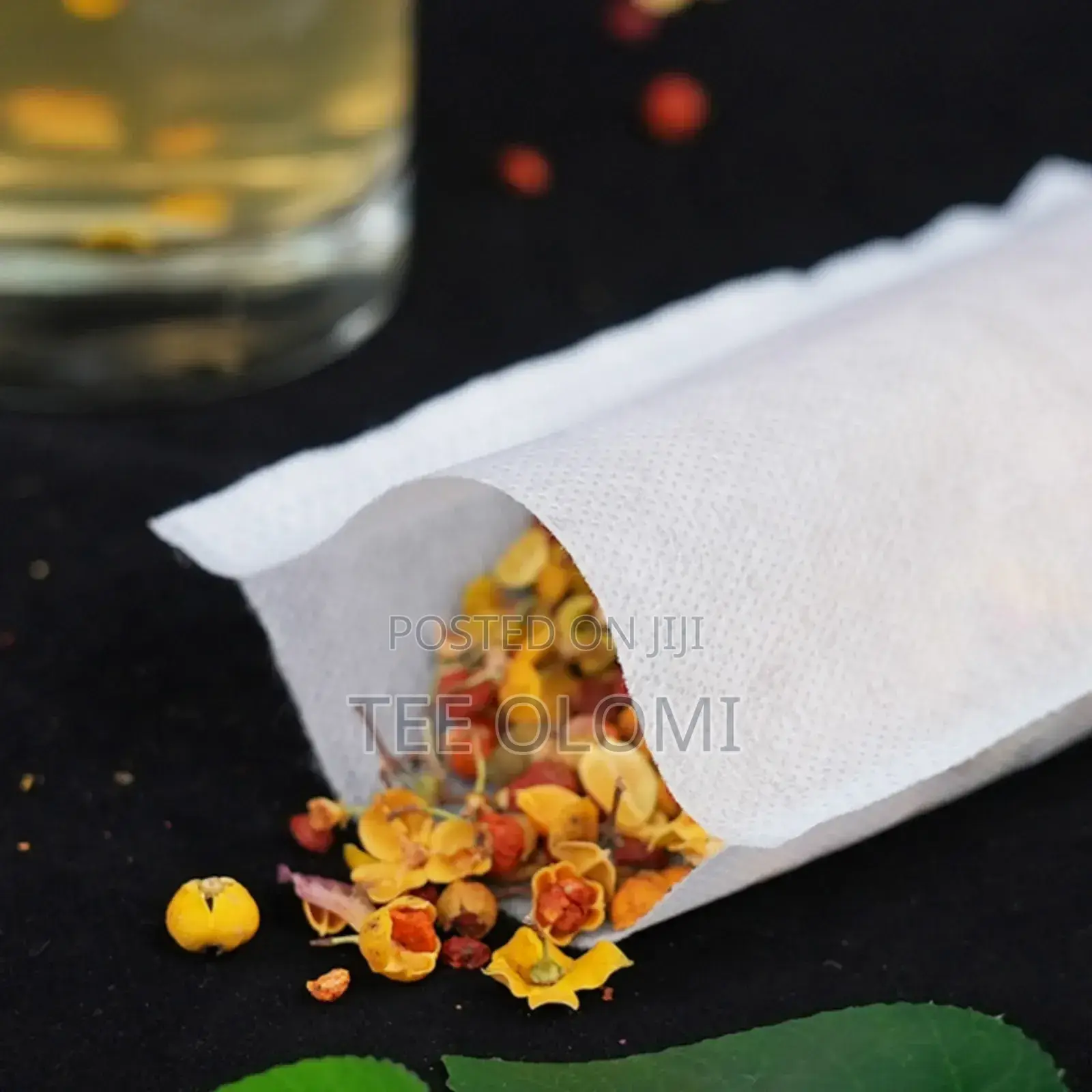 Heat Seal Empty Tea Bags, 100 PC's