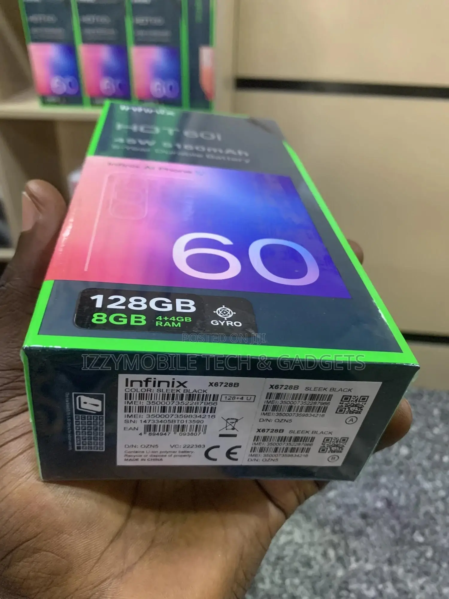 New Infinix Hot 60i 128 GB