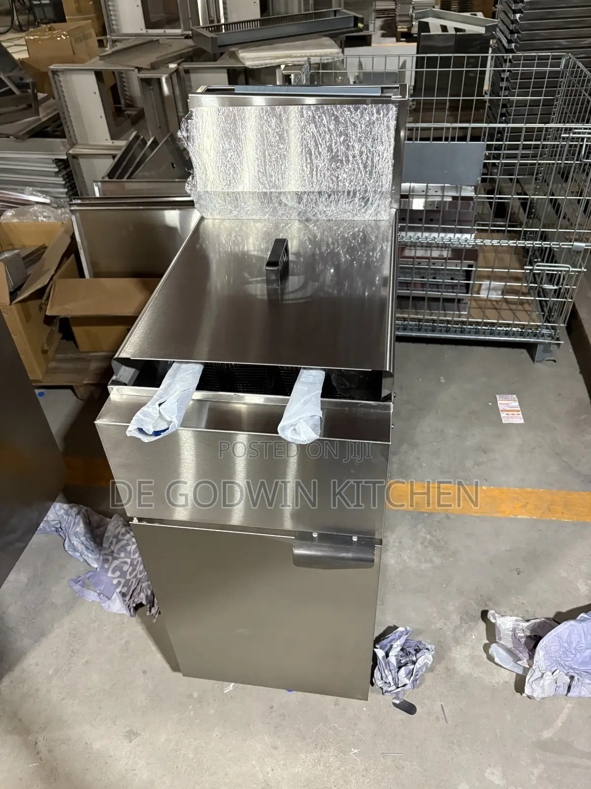 High Quality 1 Tank 2 Basket Deep Fryer