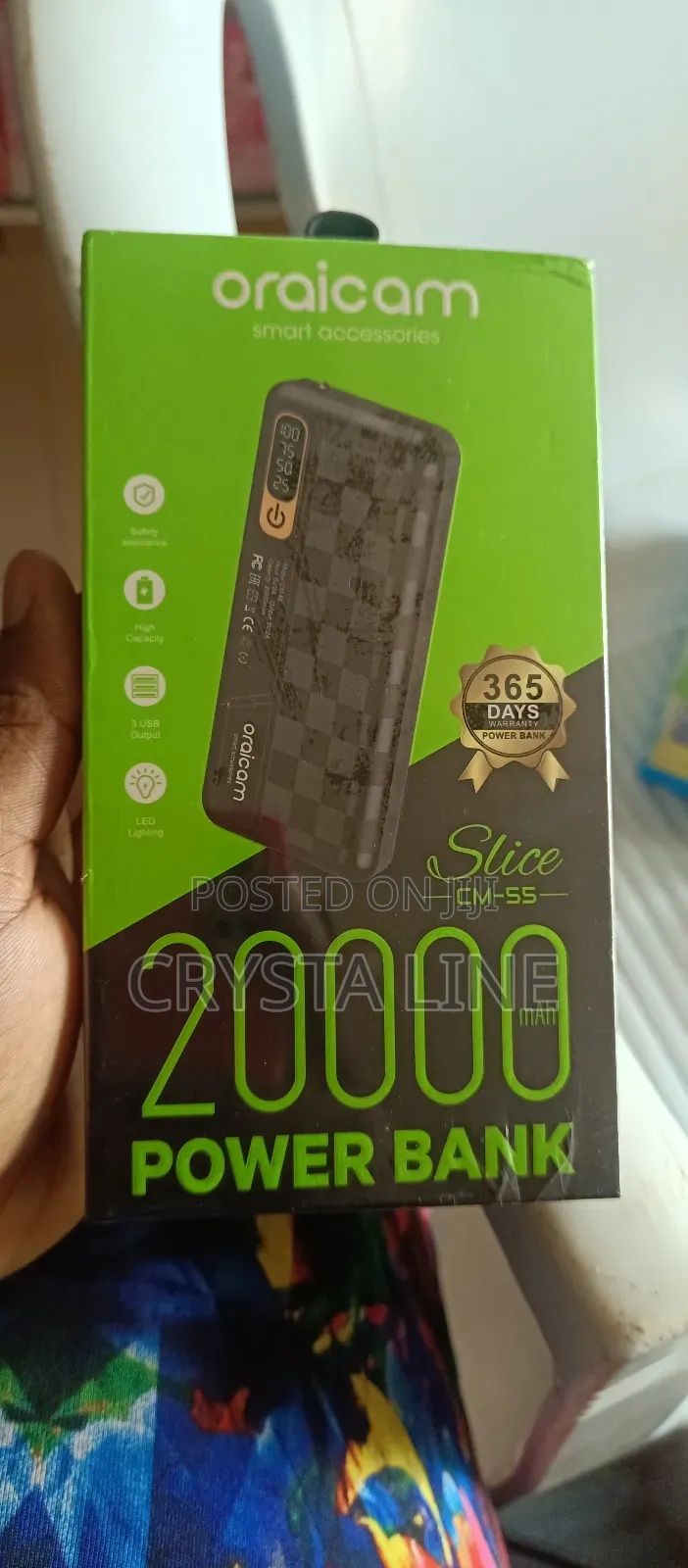 Oraicam 20,000 Mah Power Bank
