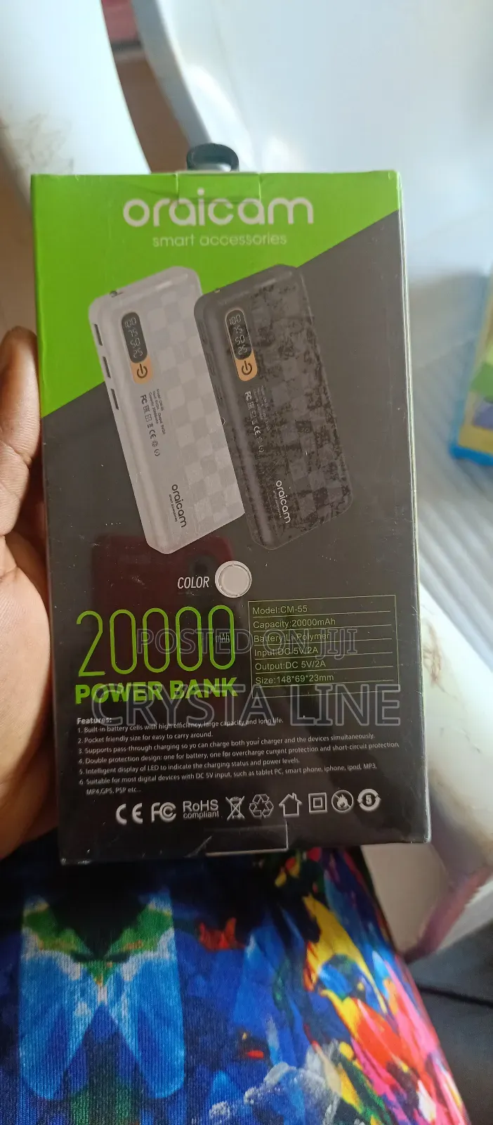 Oraicam 20,000 Mah Power Bank