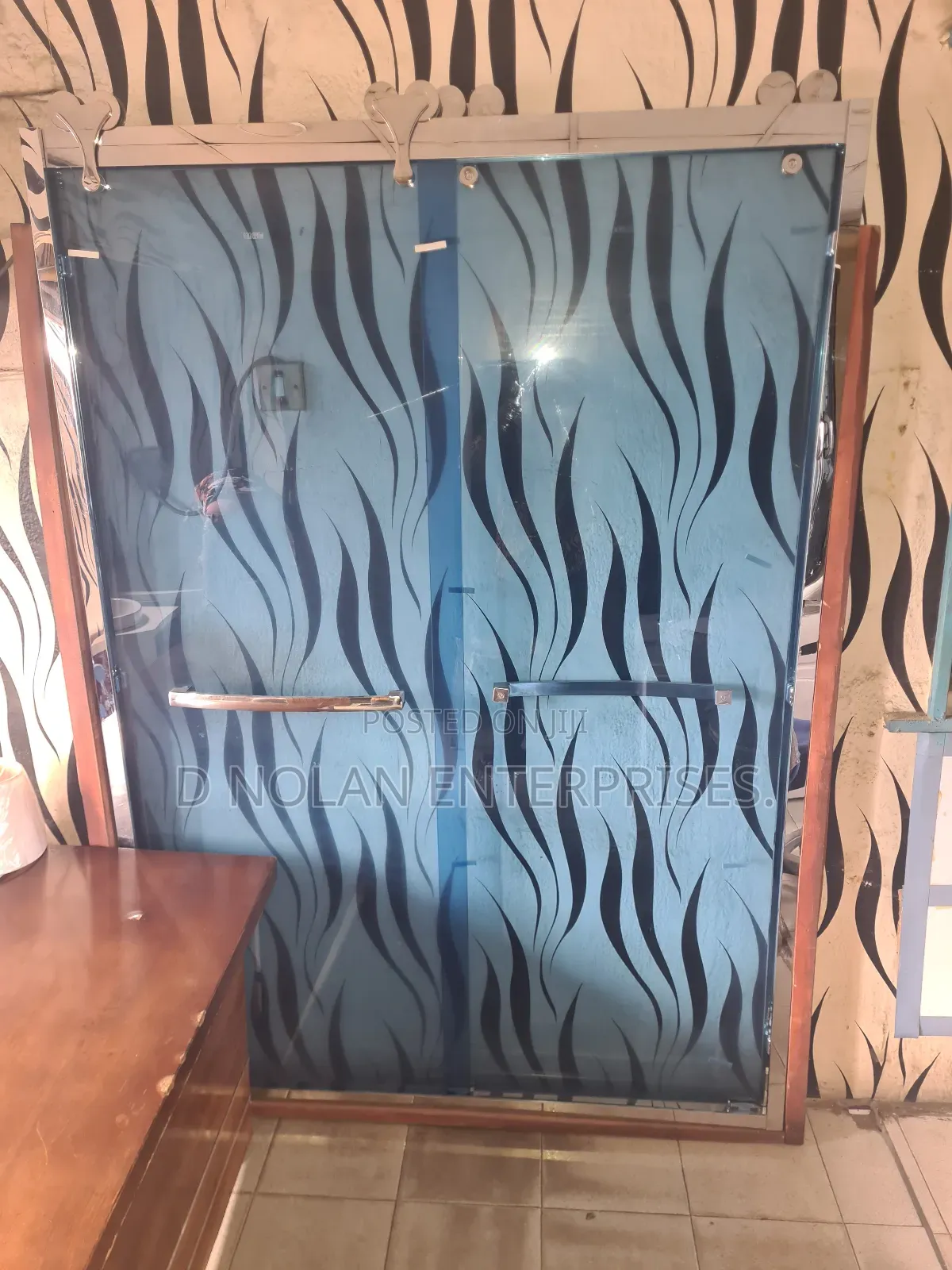 140cm Shower Glass Door