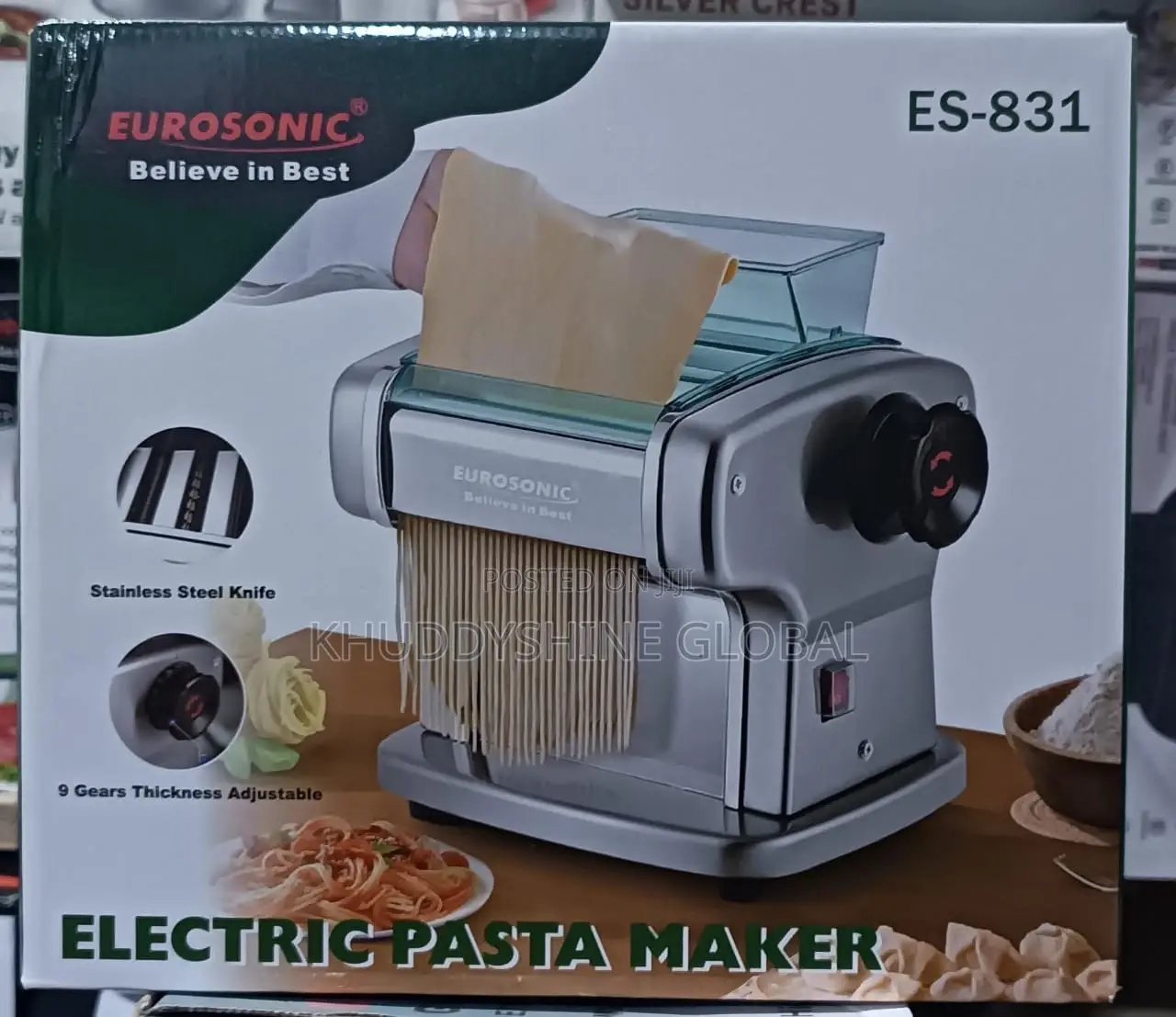 Eurosonic Es-831 Electric Pasta Maker Is a Kitchen Appliance