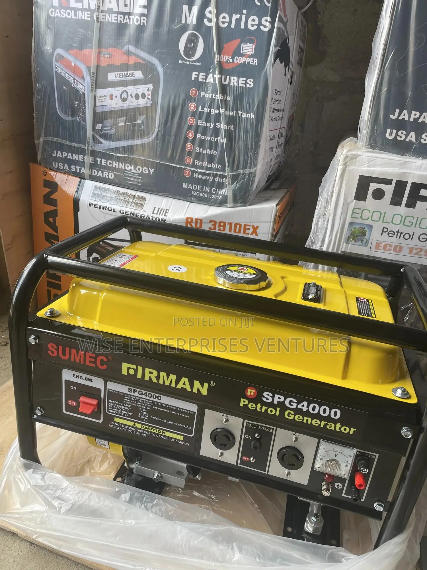 Sumec Firman Spg4000 4.5kva (100% Copper Coil) Generato