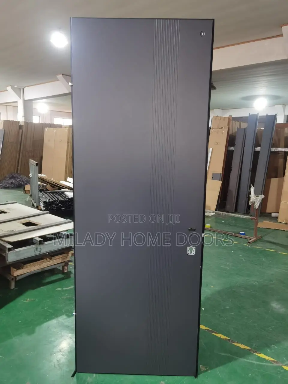 Black Israeli Security Door 3ft by 7ft