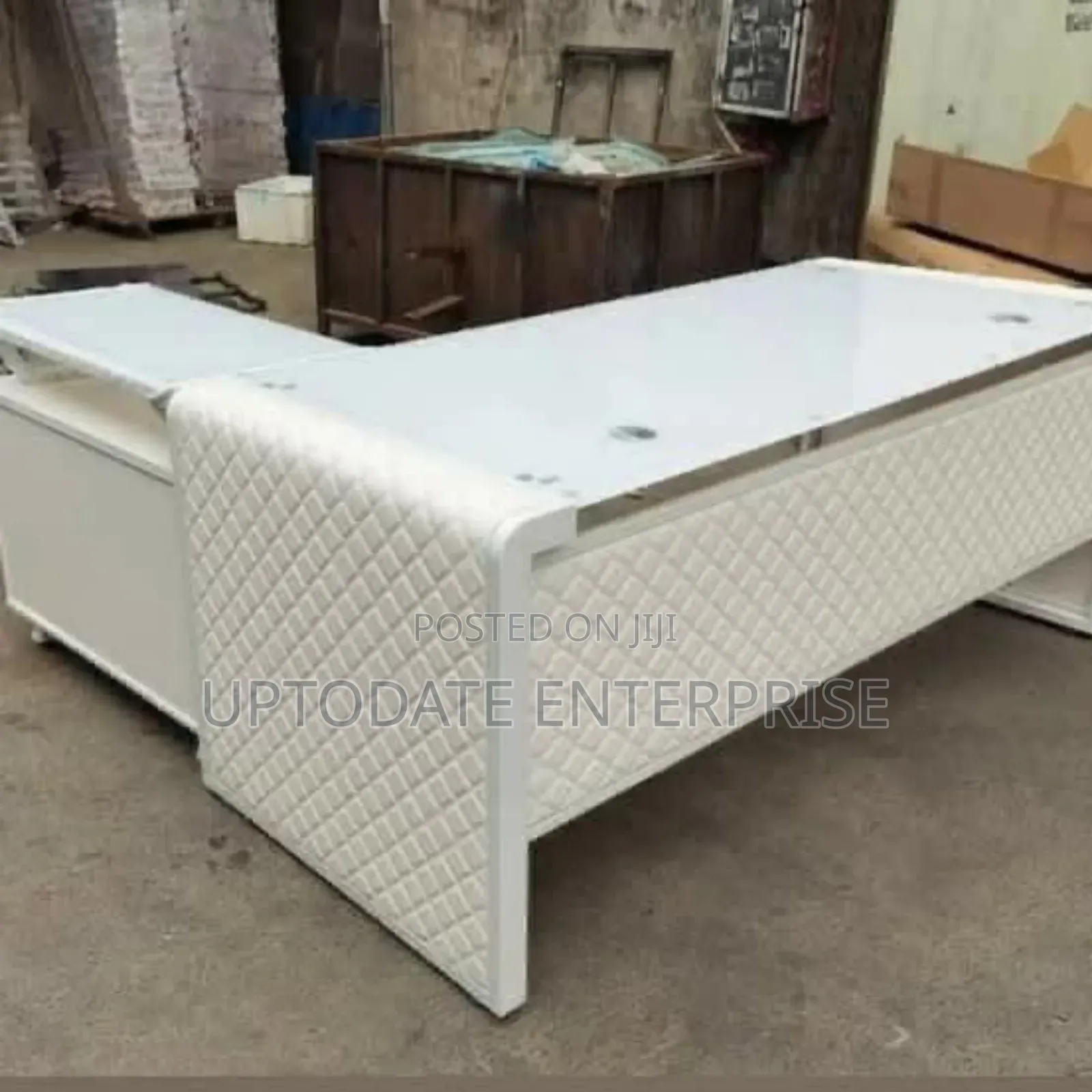 Executive White Desk