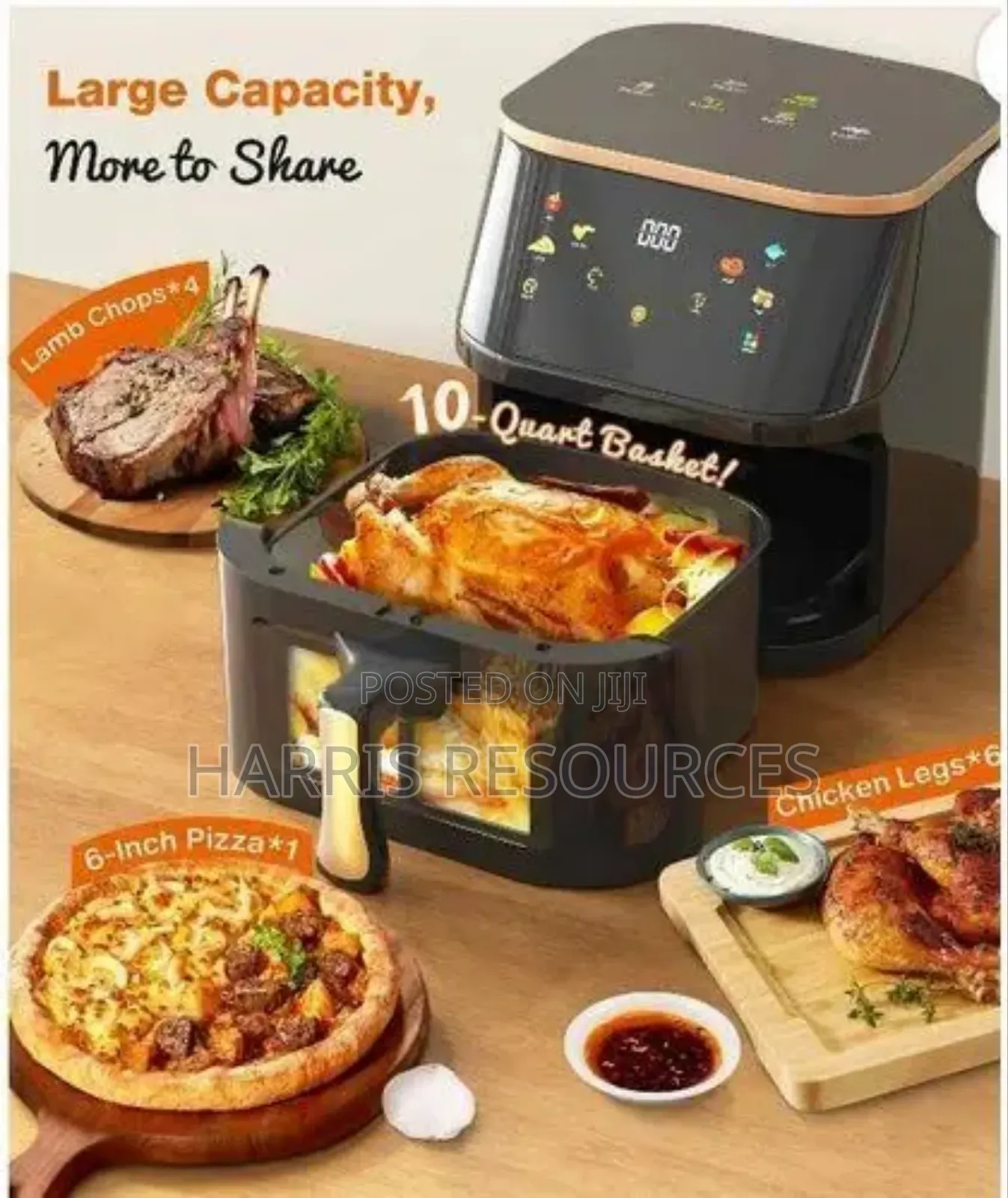 Large Capacity 20 Litres Silver Crest Digital Air Fryer