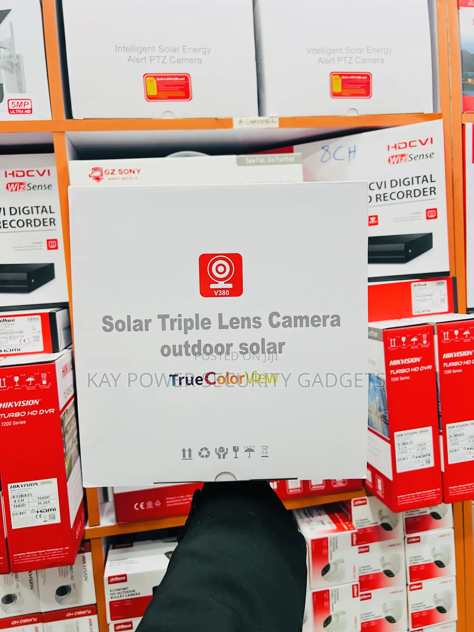 V380 Triple Lens Solar Camera T30