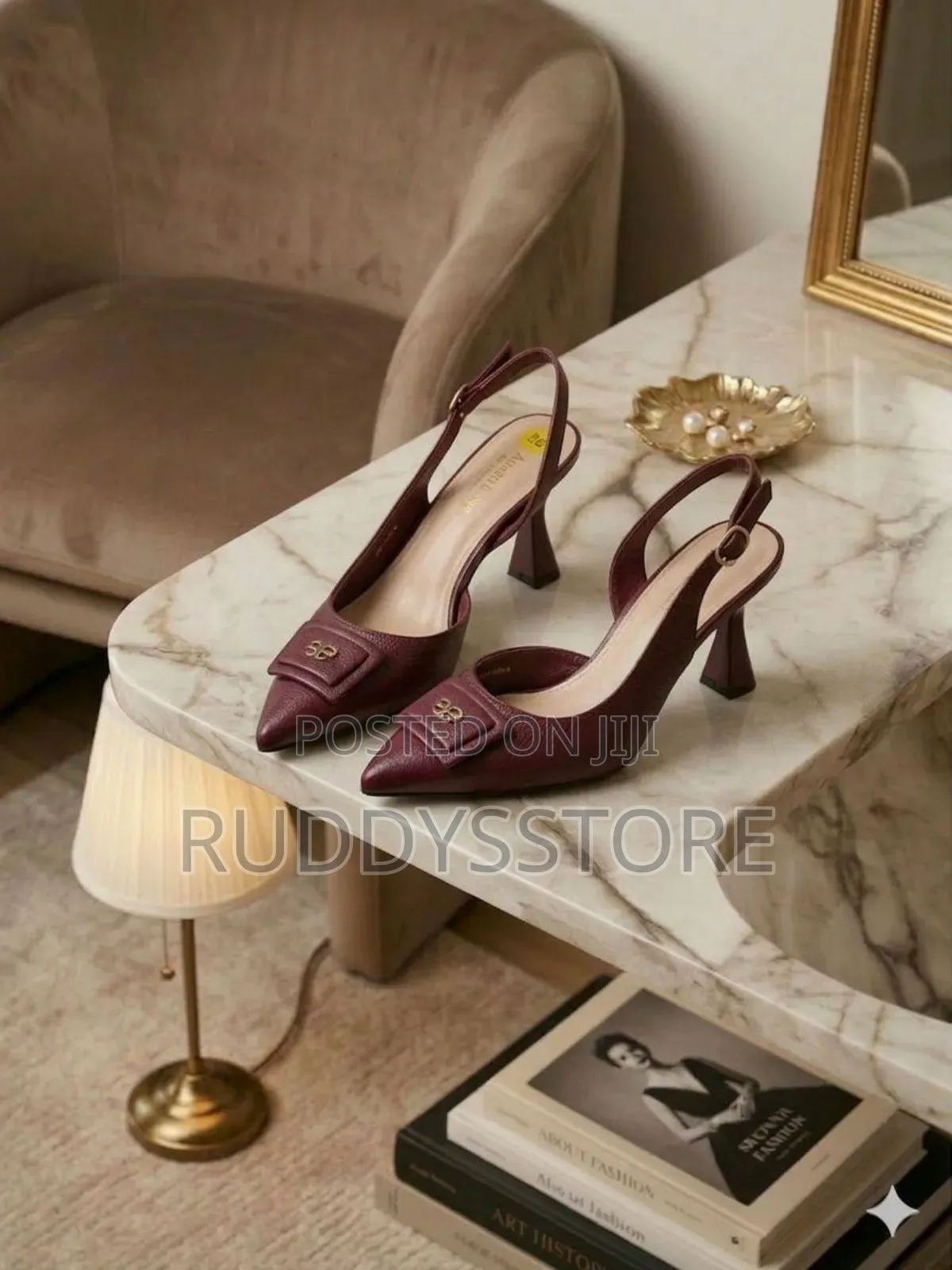 Elegant Pointed-Toe Slingback Heels