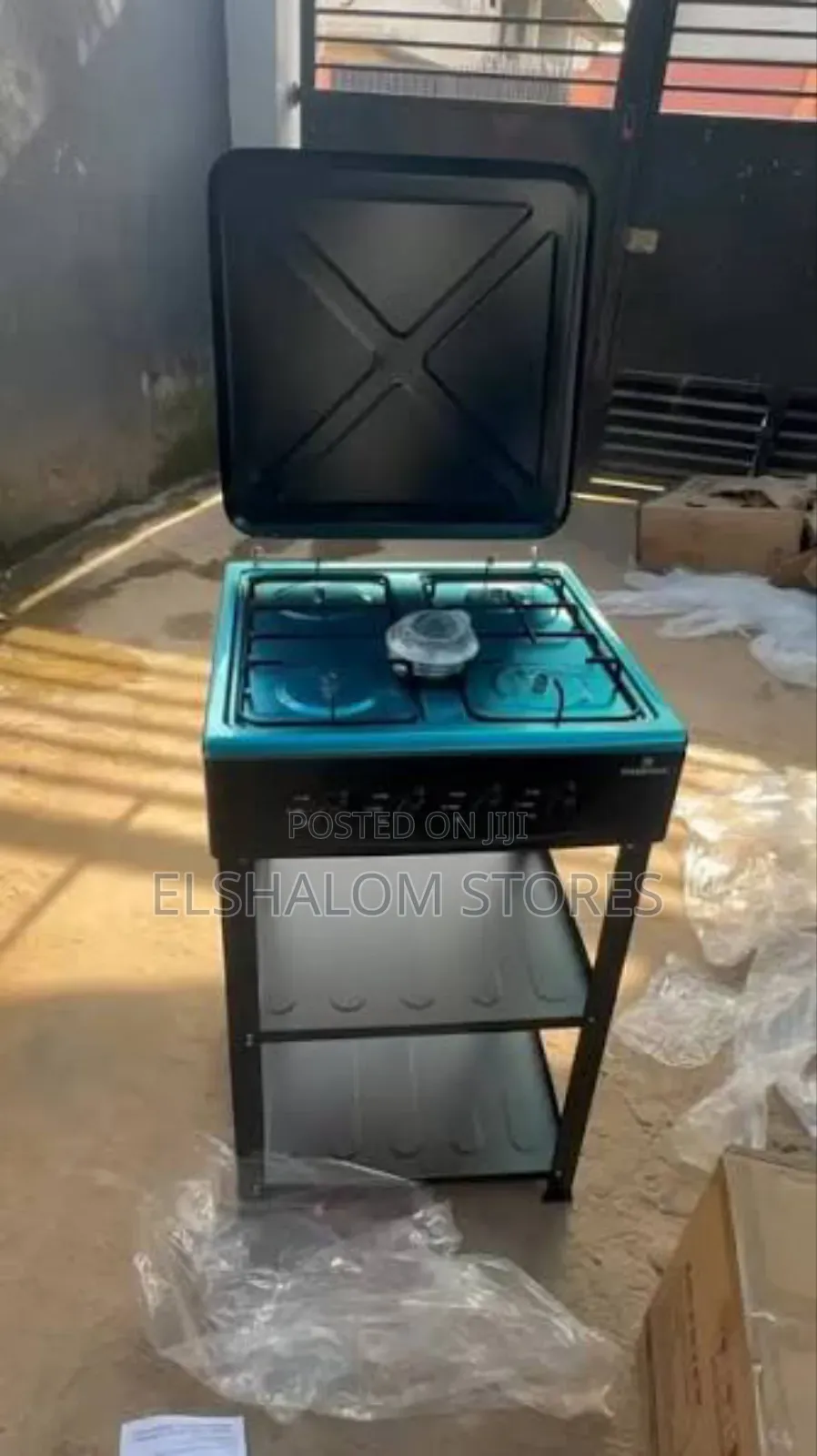 4 Face Gas Burner With Stand