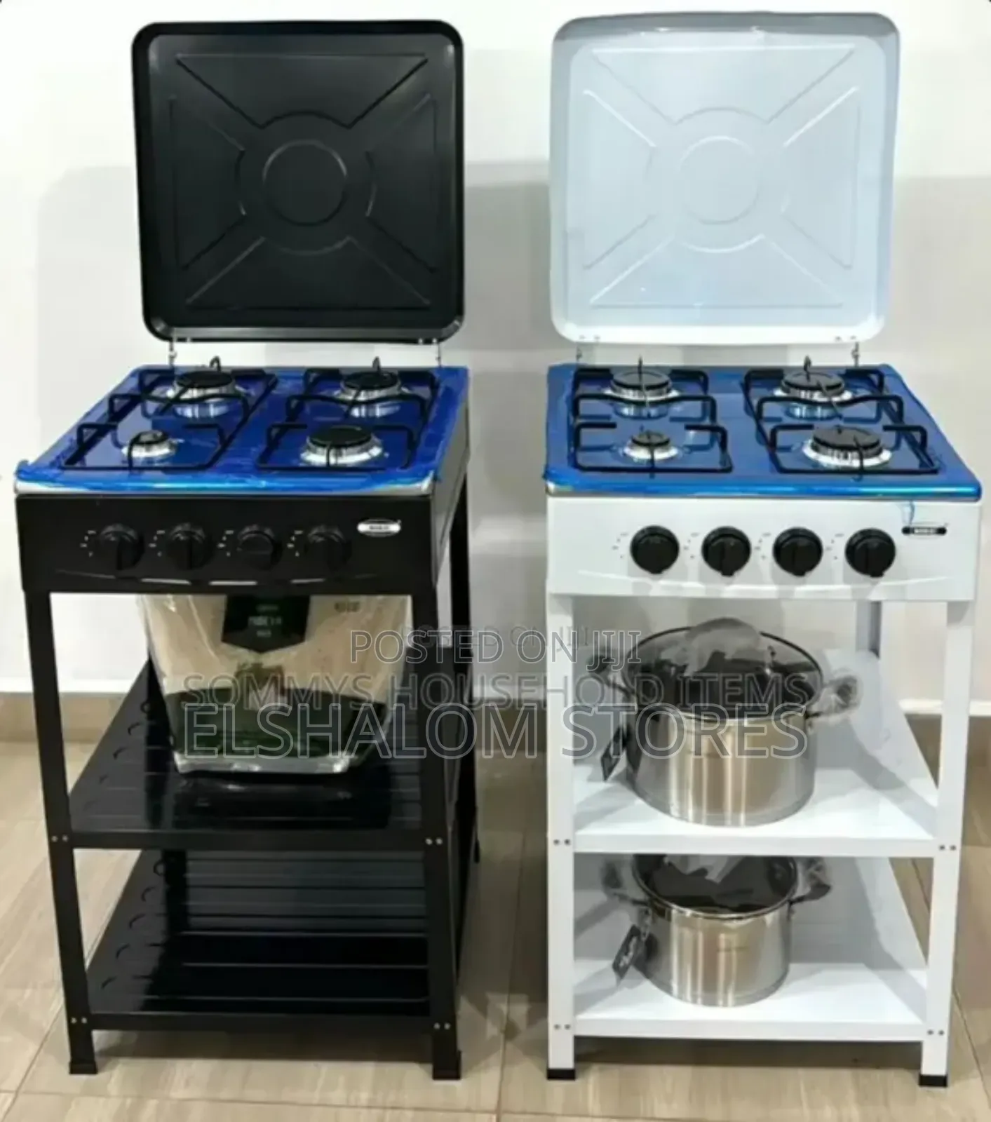 4 Face Gas Burner With Stand