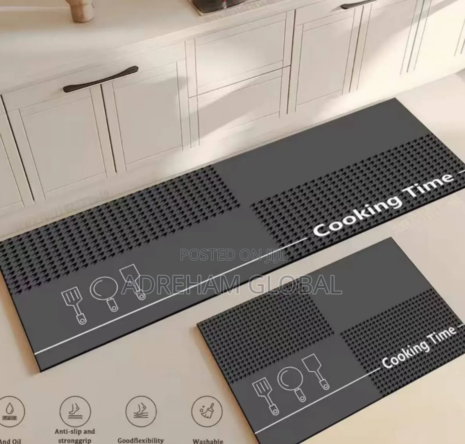 Super Absorbent Kitchen Floor Mat Anti-Slip Mats Long 3mm Thickness