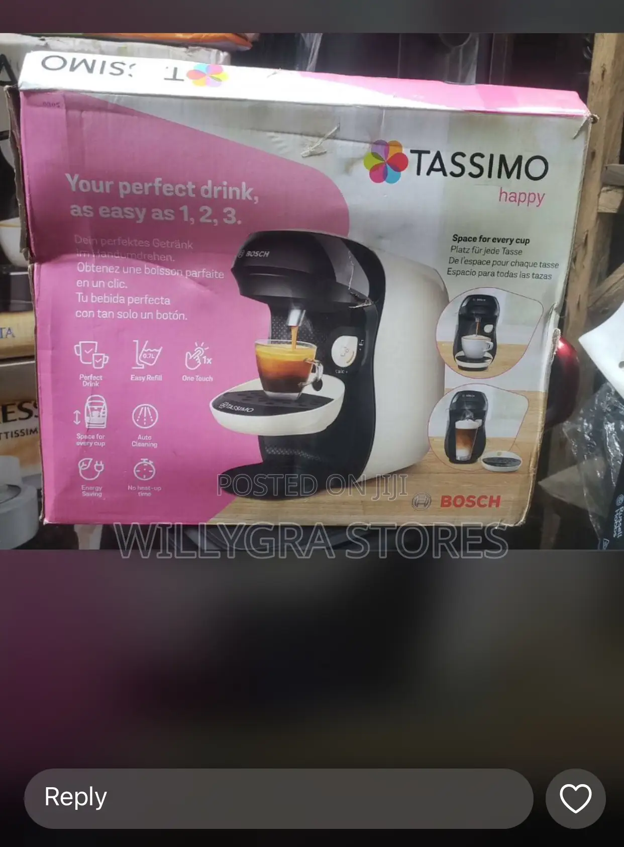 Tassimo My Way 2 Coffee Machine Cream