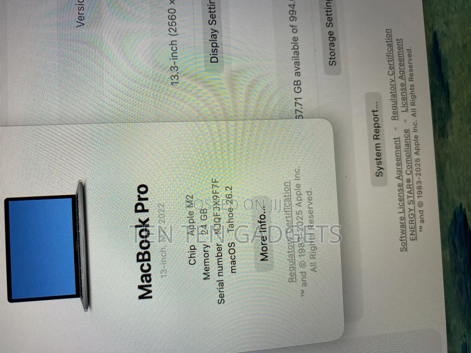 Laptop Apple MacBook Pro 2022 M2 24GB Apple M2 SSD 1T