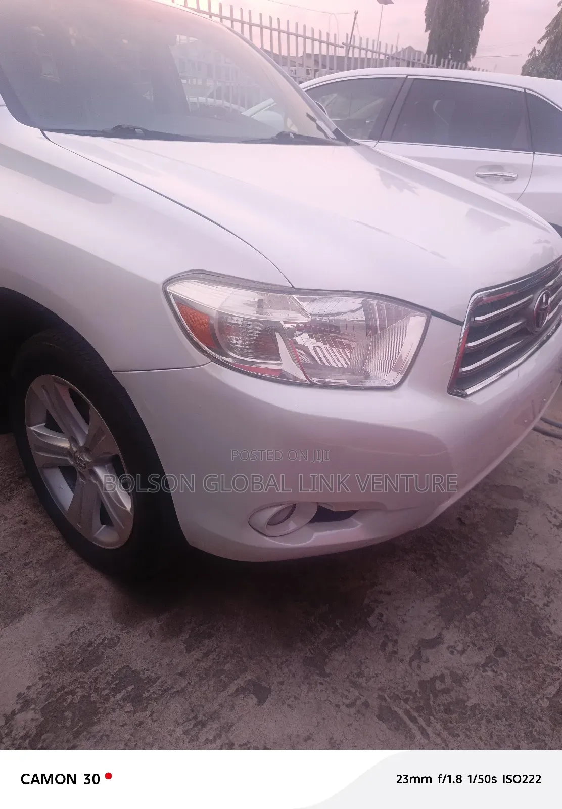 Toyota Highlander Limited 2008 White