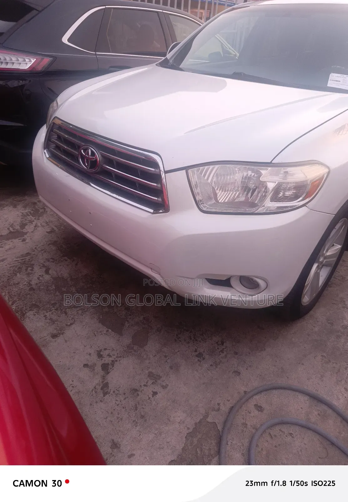 Toyota Highlander Limited 2008 White