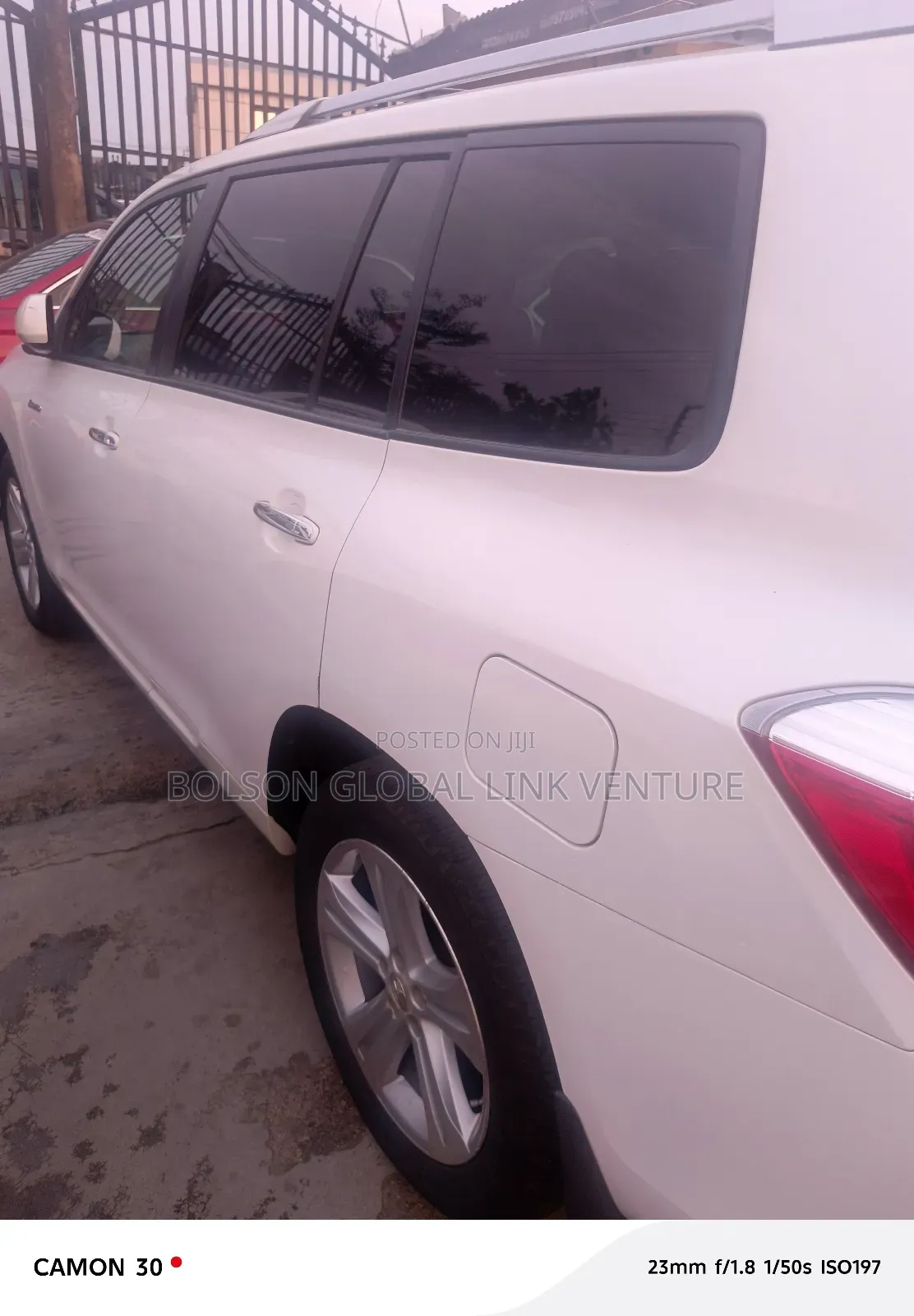 Toyota Highlander Limited 2008 White