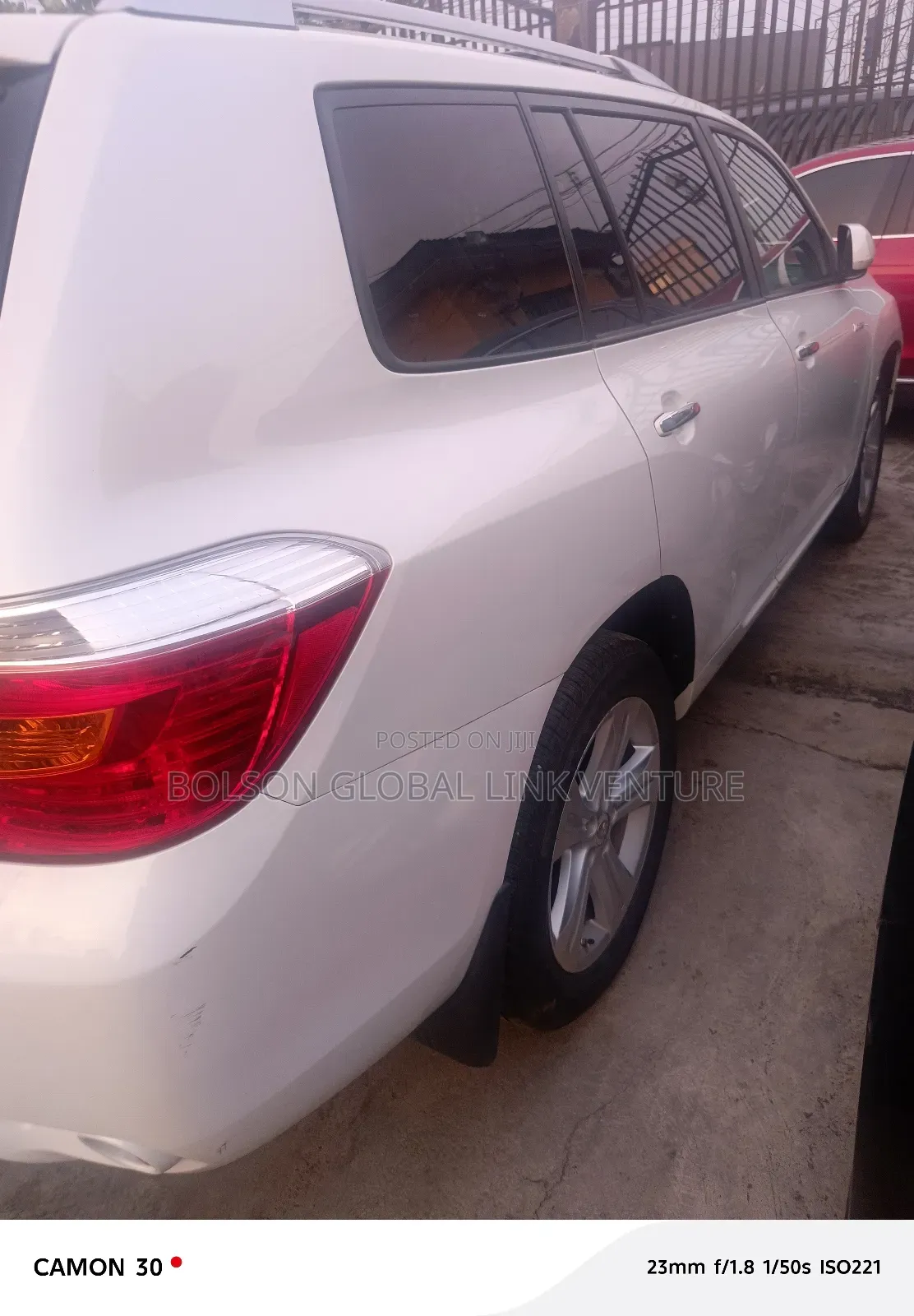 Toyota Highlander Limited 2008 White