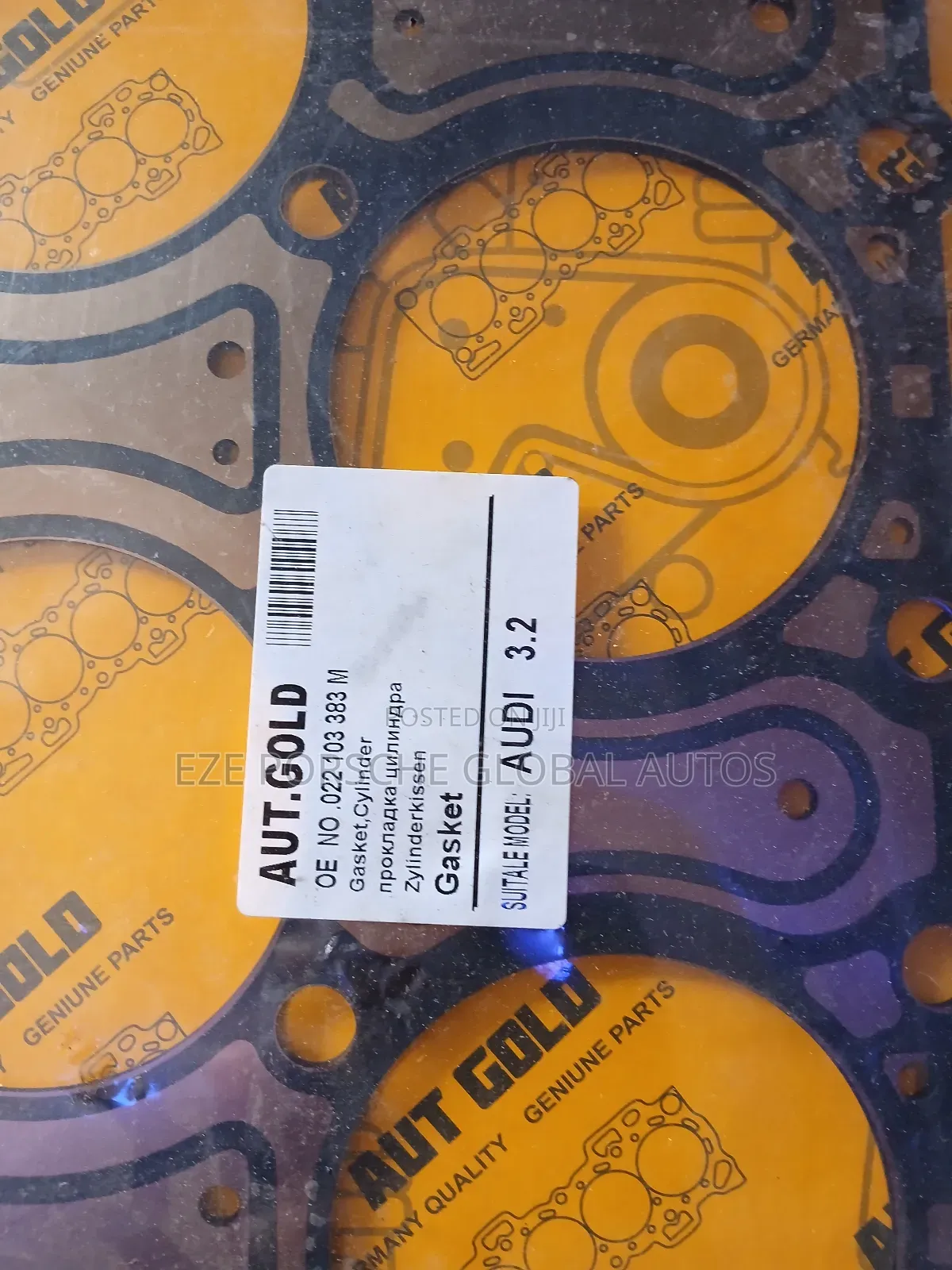 Top Cylinder Gasket V6 3.2 Touareg and Porsche Cayenne 2003-2007