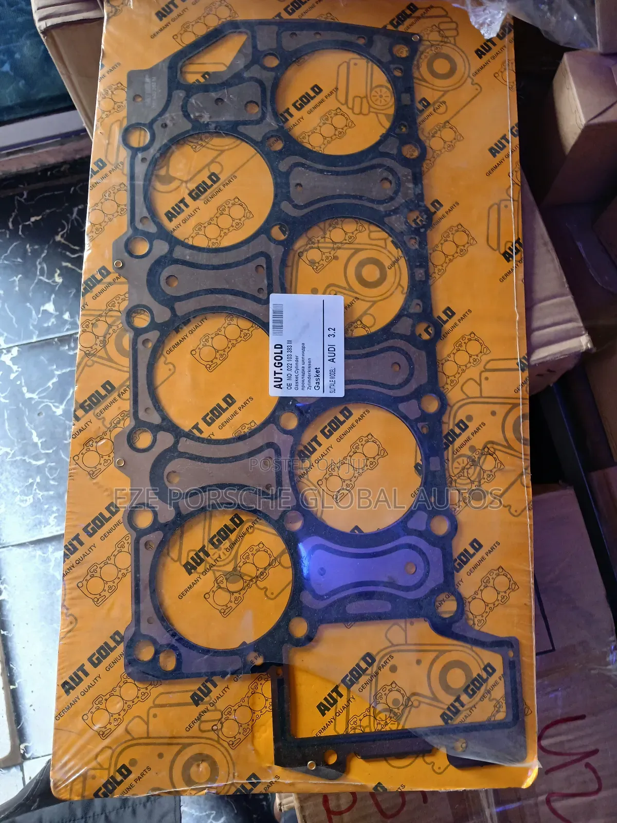 Top Cylinder Gasket V6 3.2 Touareg and Porsche Cayenne 2003-2007