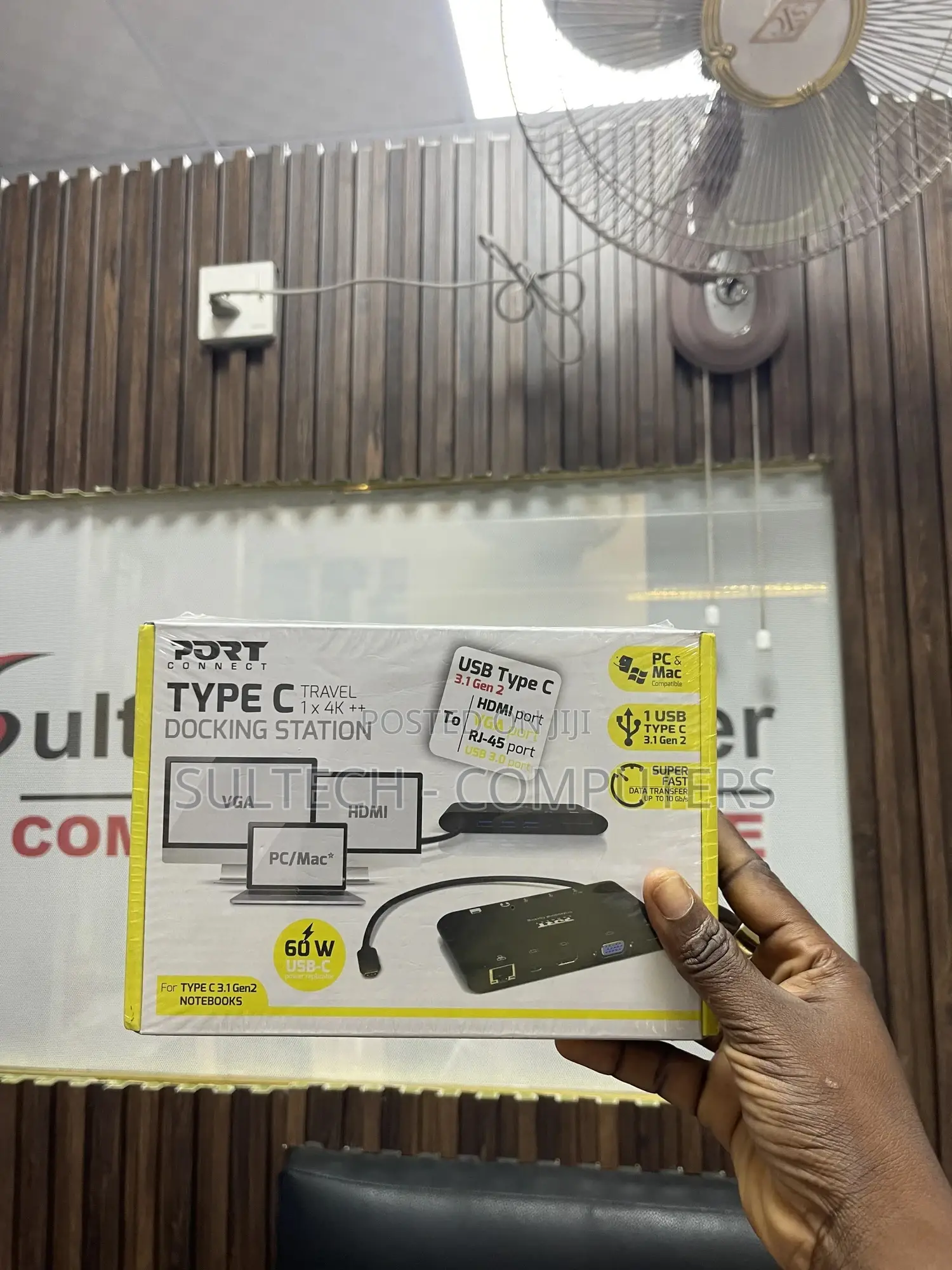 Port Connect Type-C Travel 1 X Docking Station Usb-C Hdmi