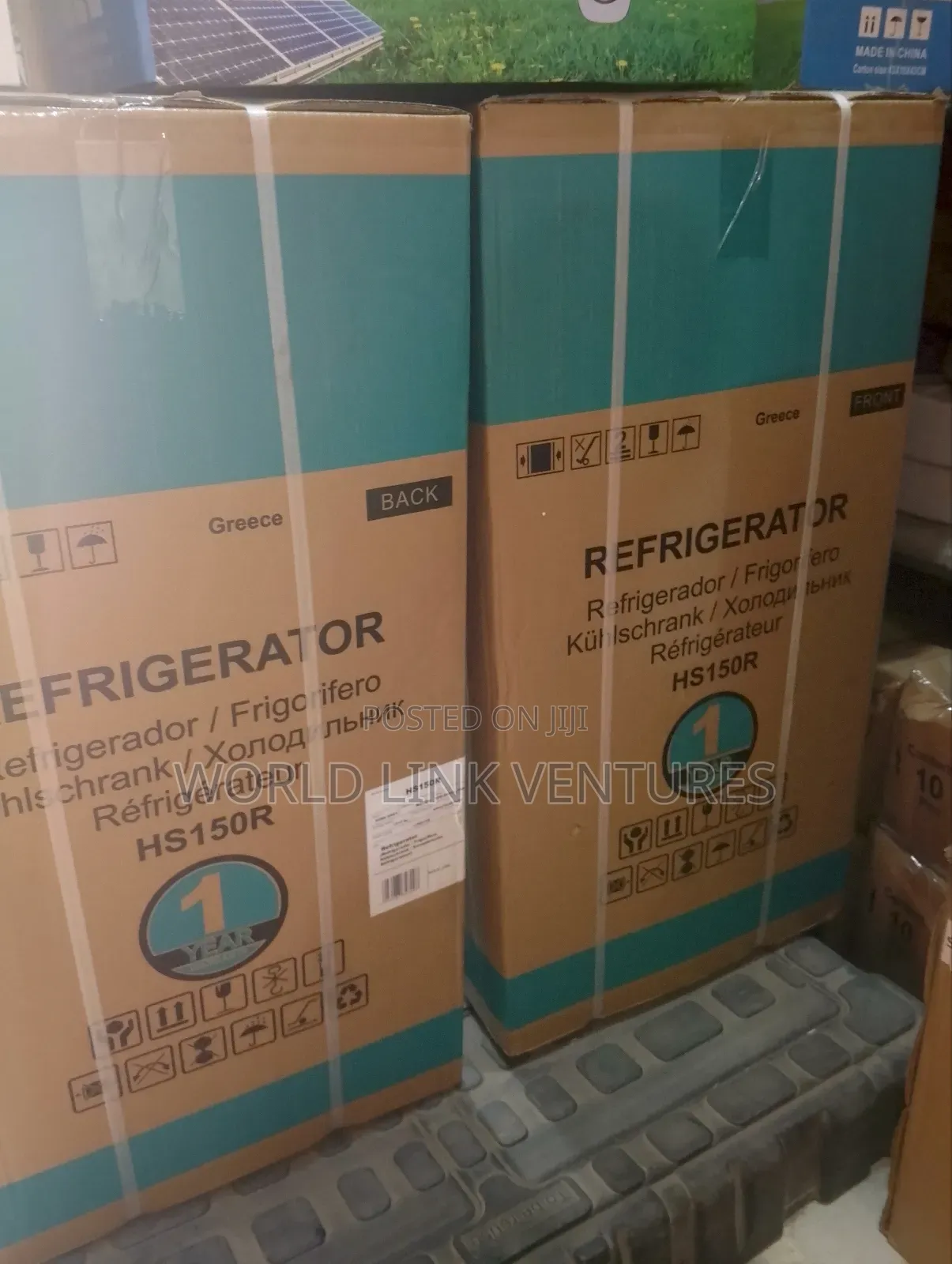 Greece Inverter Table Top Fridge Double Door