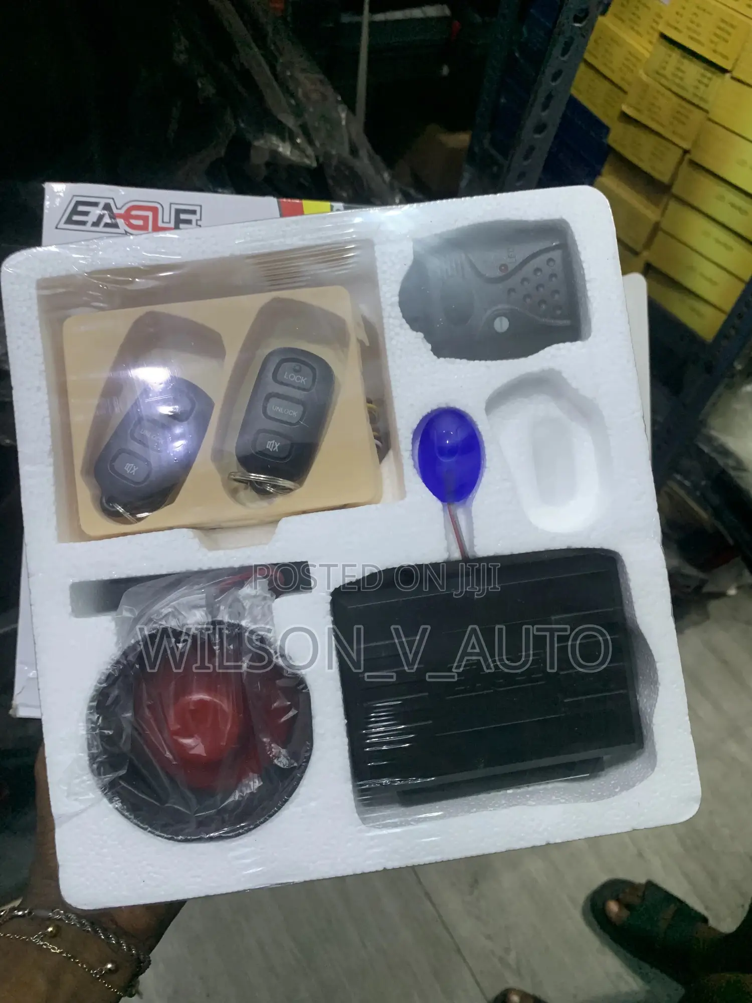 Car Security Alarm System Remote Control Anti-Theft Alarm With Siren