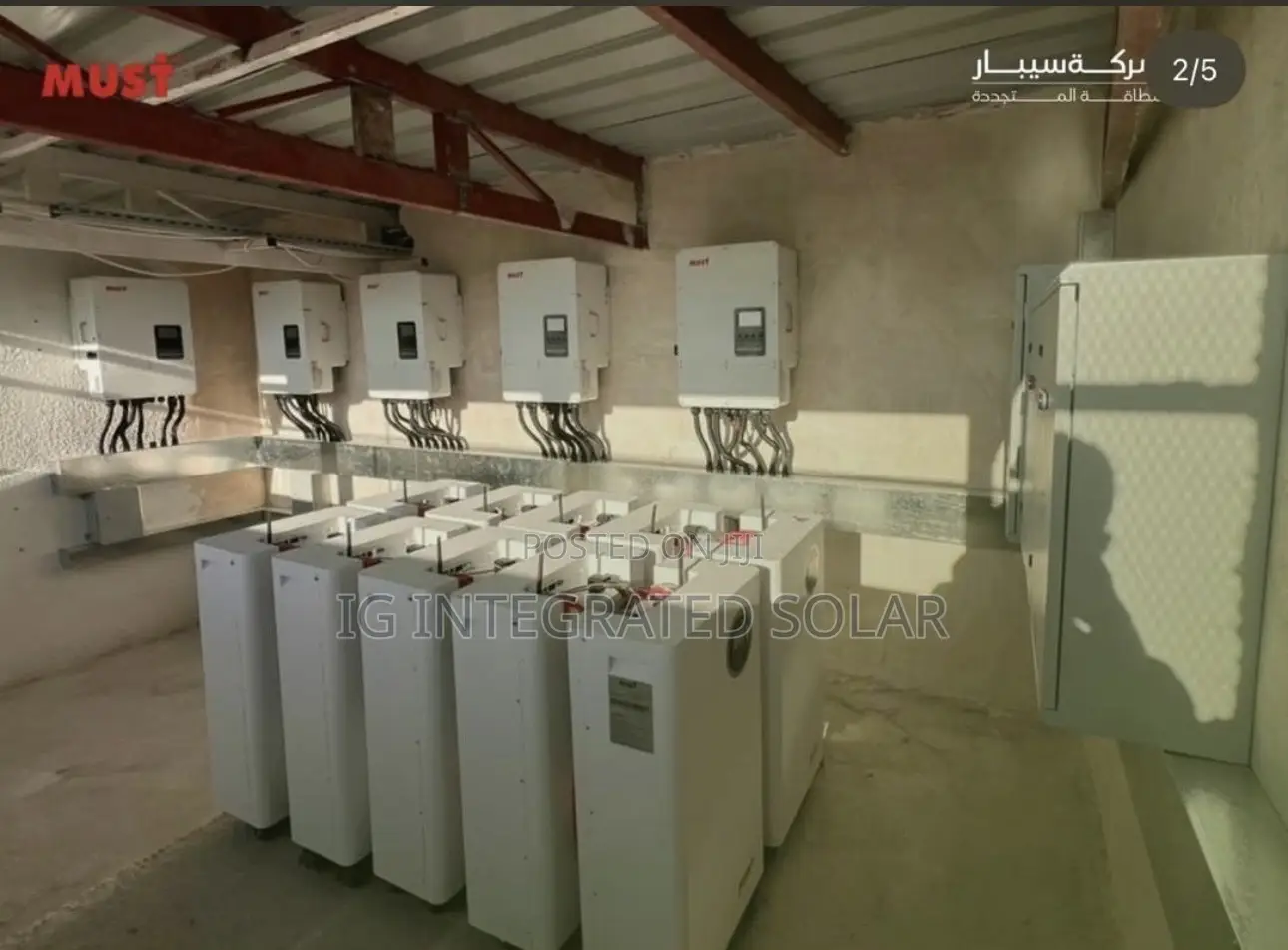 40kva Inverter With 10pcs of 15kwh Lithium Batteries