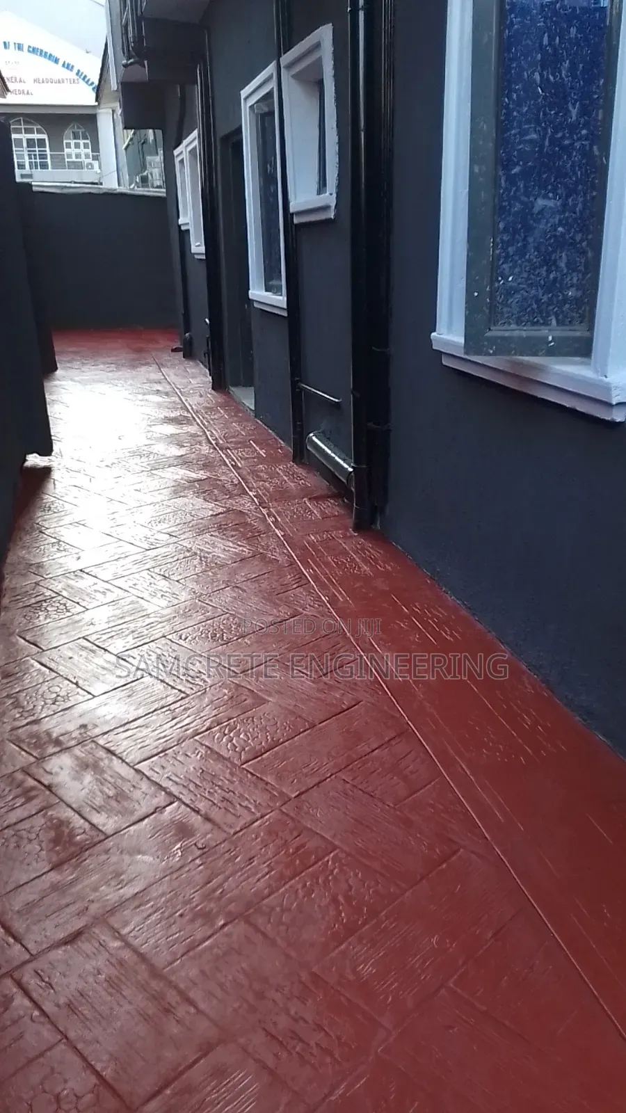 Stamped Concrete Floor