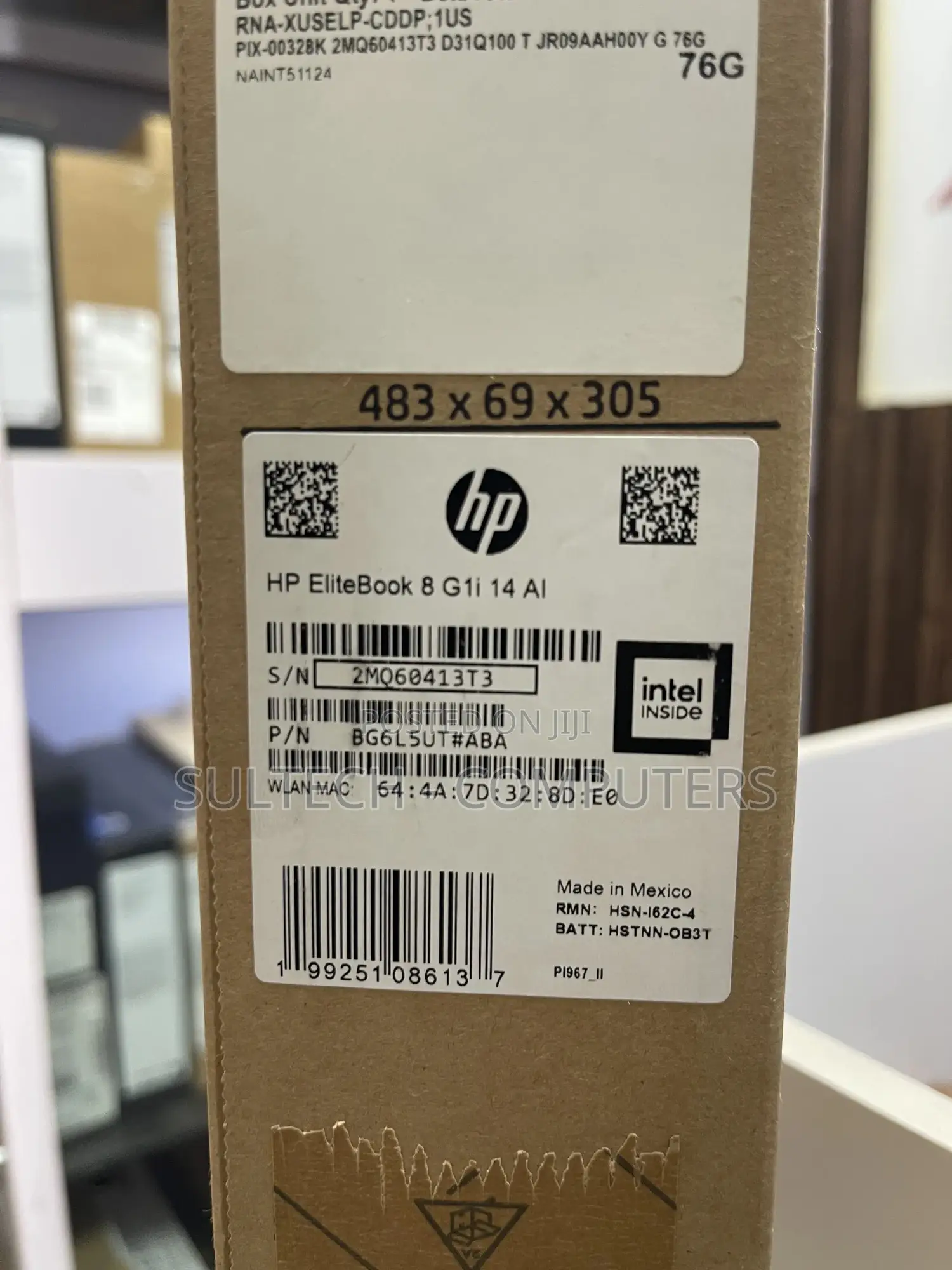 New Laptop HP Elitebook Ultra G1i 32GB Intel Core Ultra 7 SSD 1T
