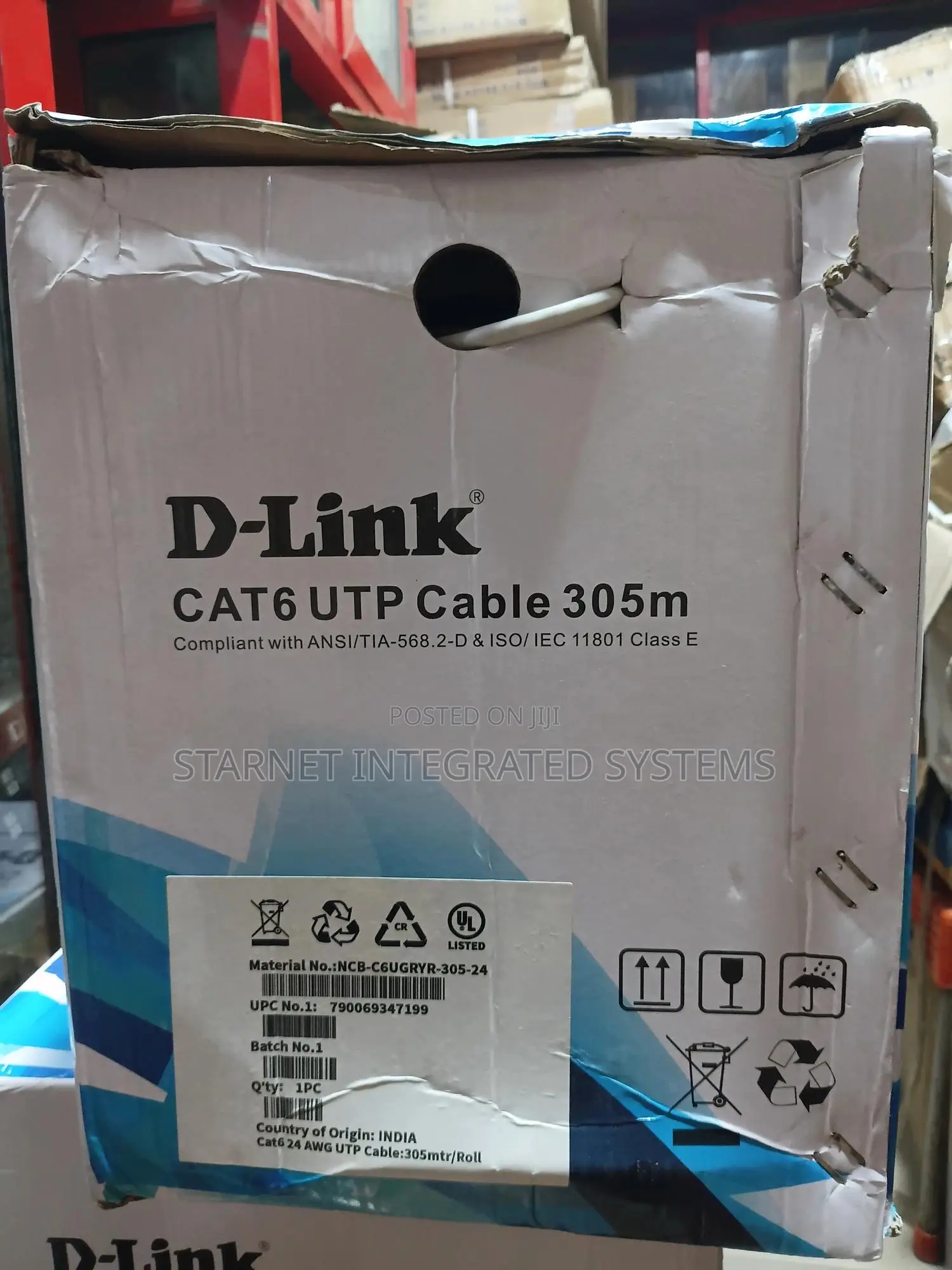 Dlink Cat 6 Network Cable 24awg