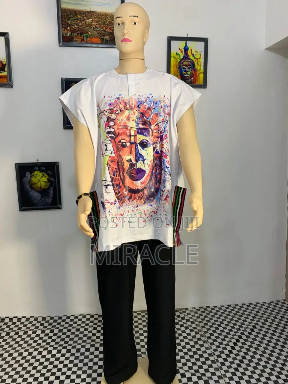 Danshiki With Artwork – Traditional African Design