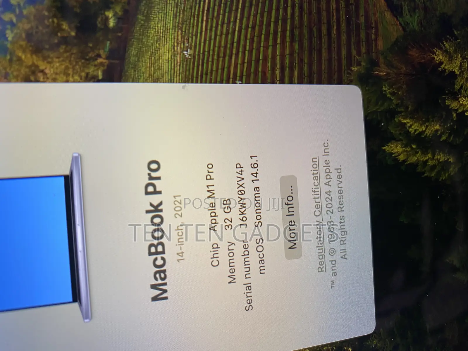 Laptop Apple MacBook Pro 2021 M1 32GB Apple M1 Pro SSD 2T