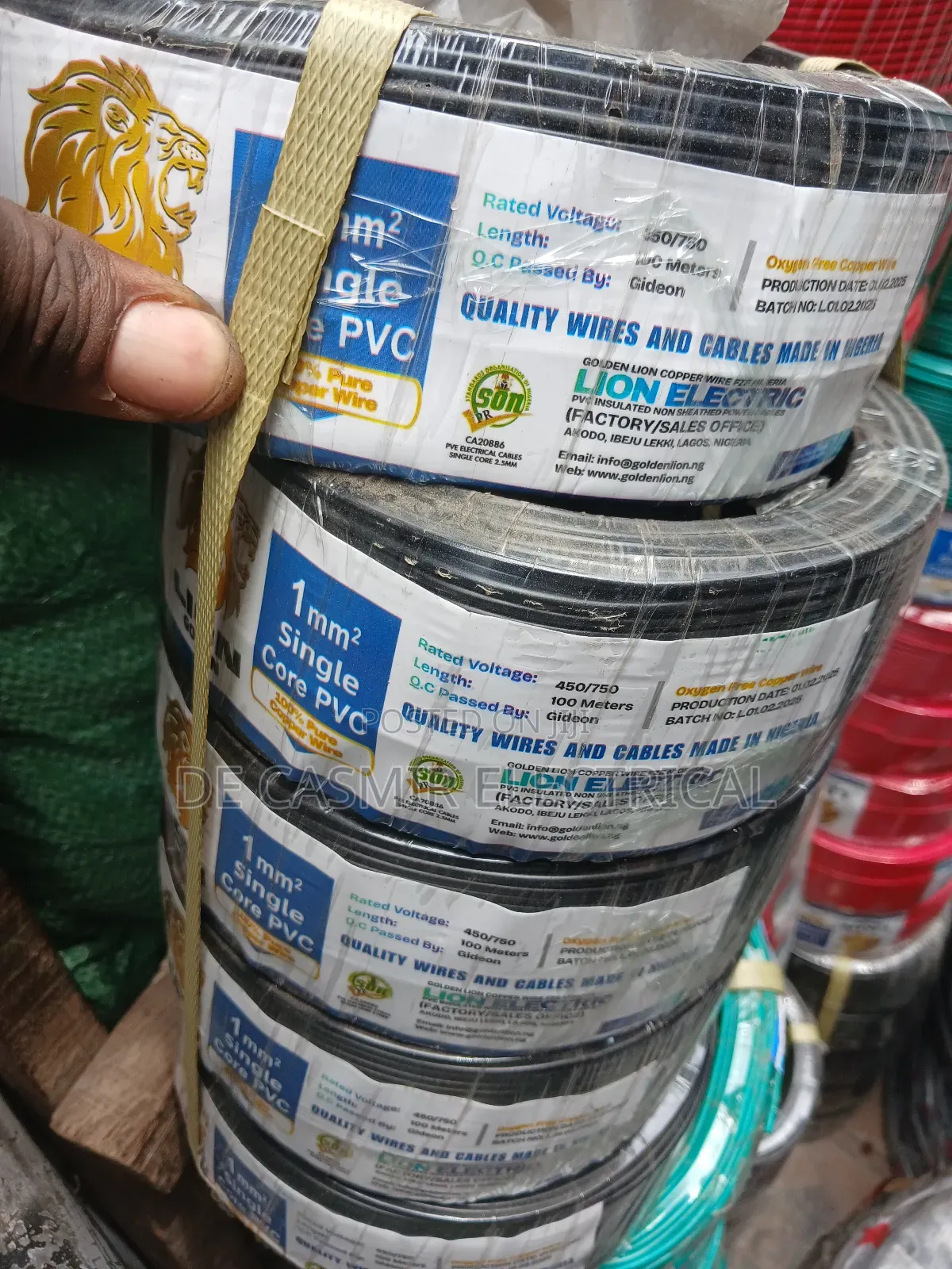 1x1mm2 Lion Golden Cable