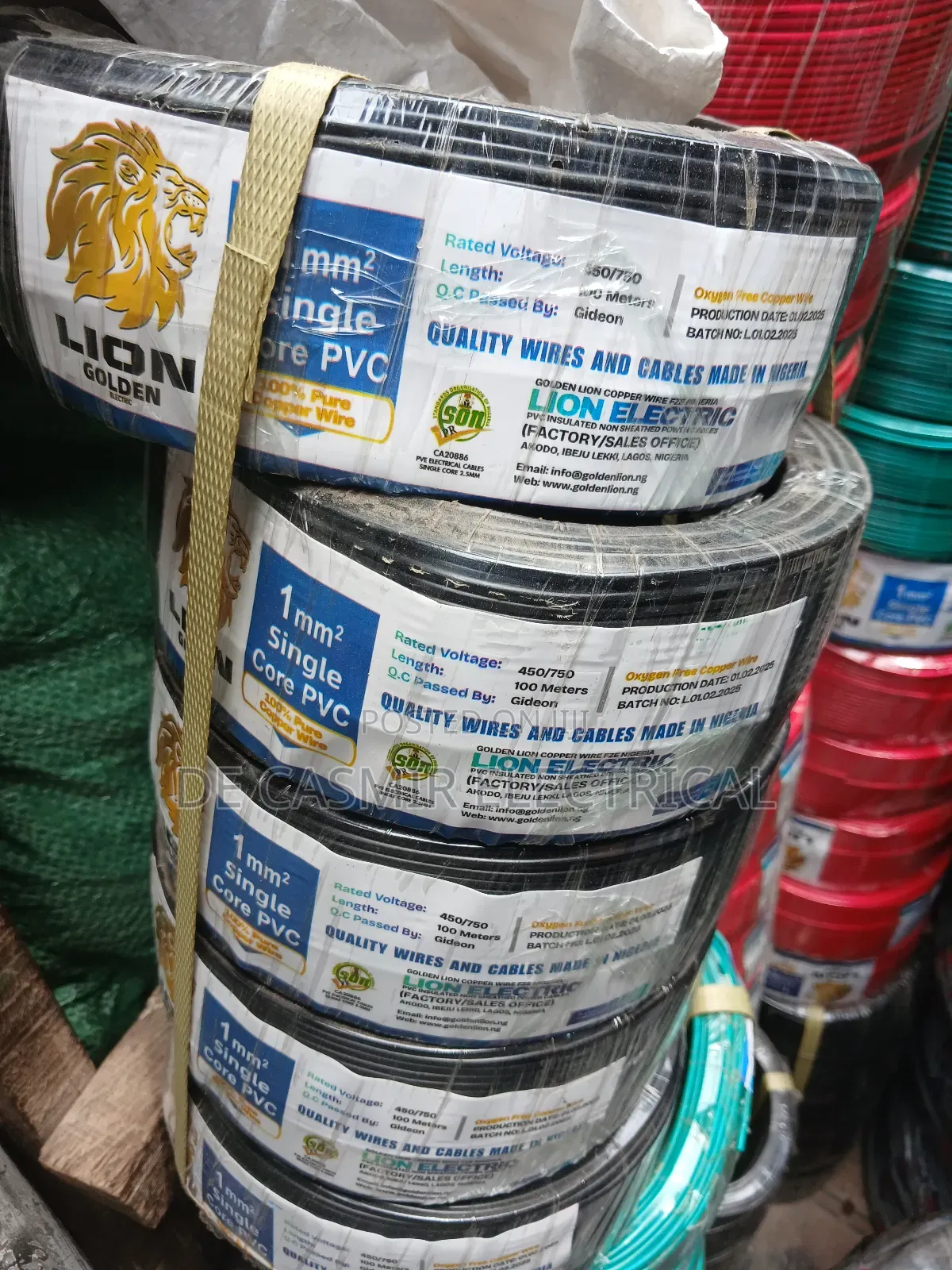1x1mm2 Lion Golden Cable