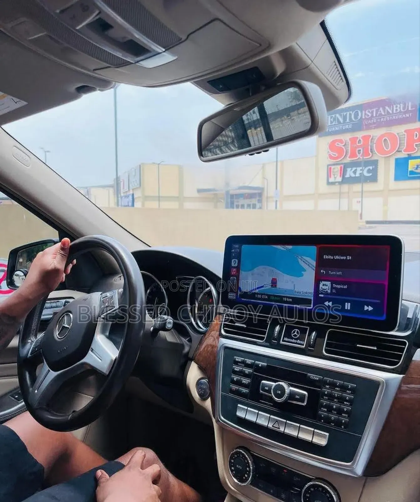Ccomplete Android Screen Car Play for Mercedes Benz Ml W166 / Gls550