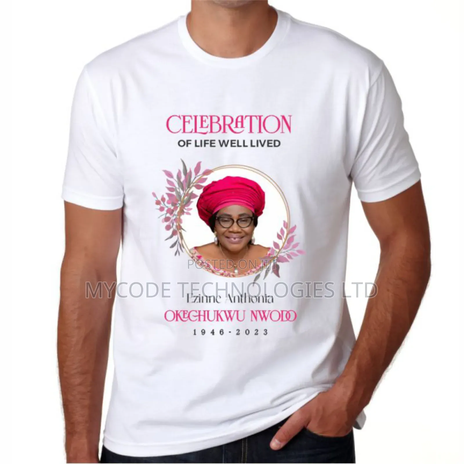 Burial Shirt Printing | Memorial Funeral Shirt