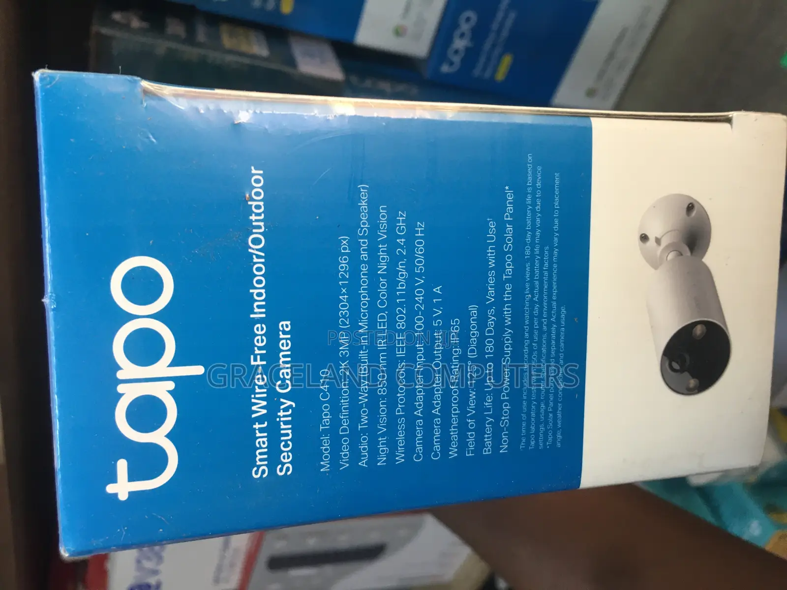 Tapo C410 Smart Wire-Free Indoor/Outdoor Security Camera