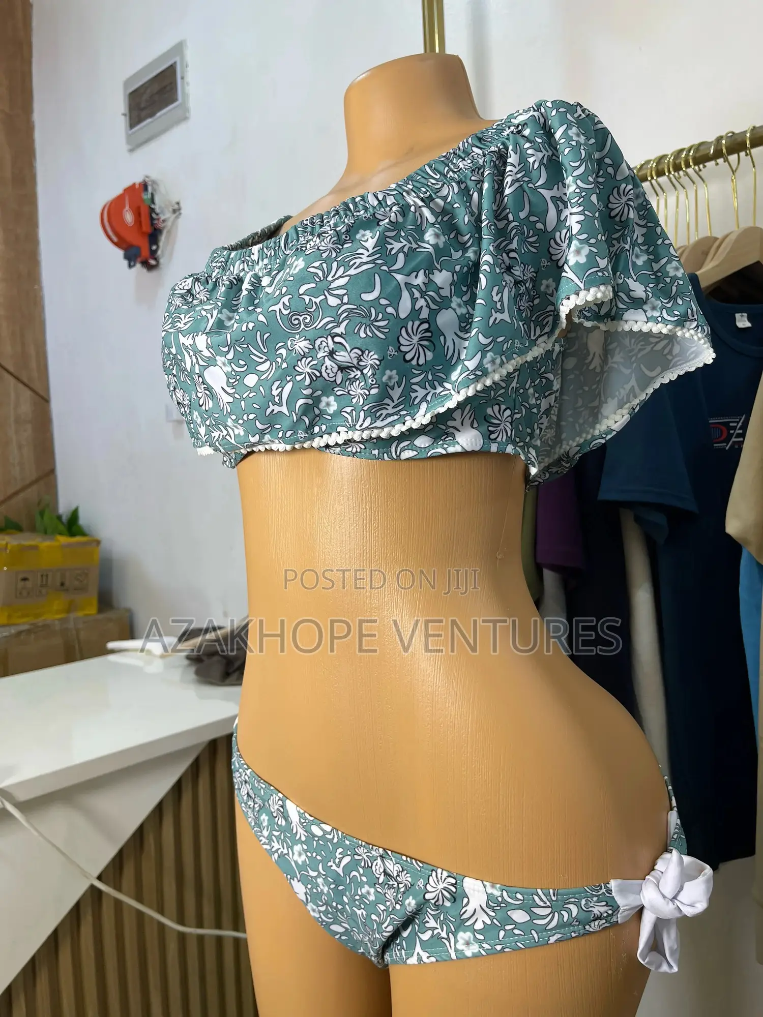 Bohemian-Style Two-Piece Bikini Set