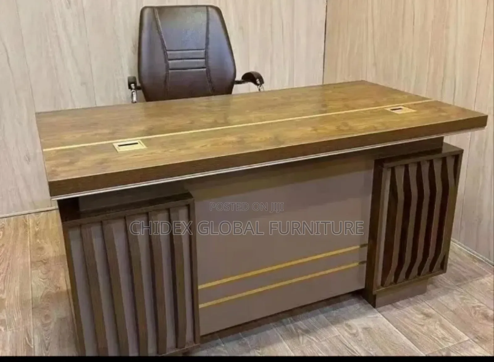 Simple Office Desk 1.2meter With Cabinet