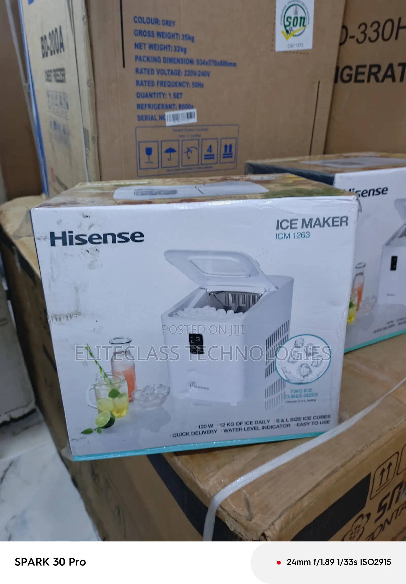 Hisense Ice Maker Machine 12kg Output