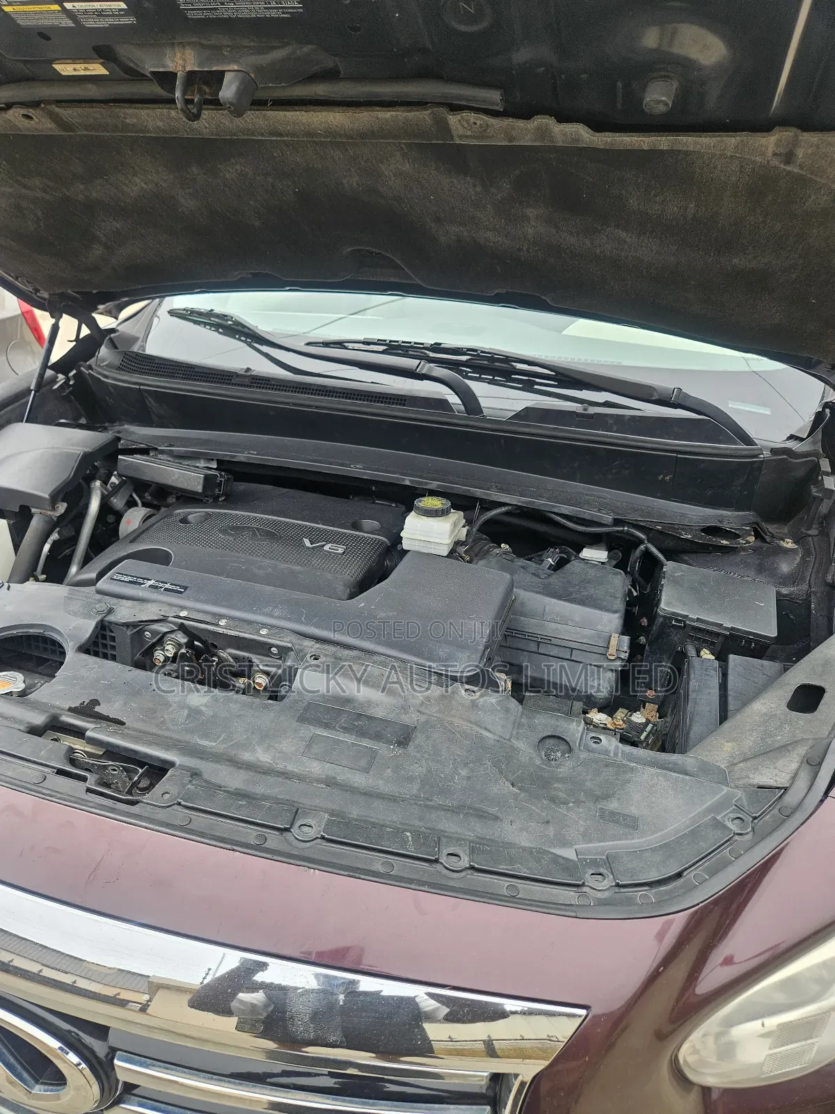 Infiniti JX 2013 Red