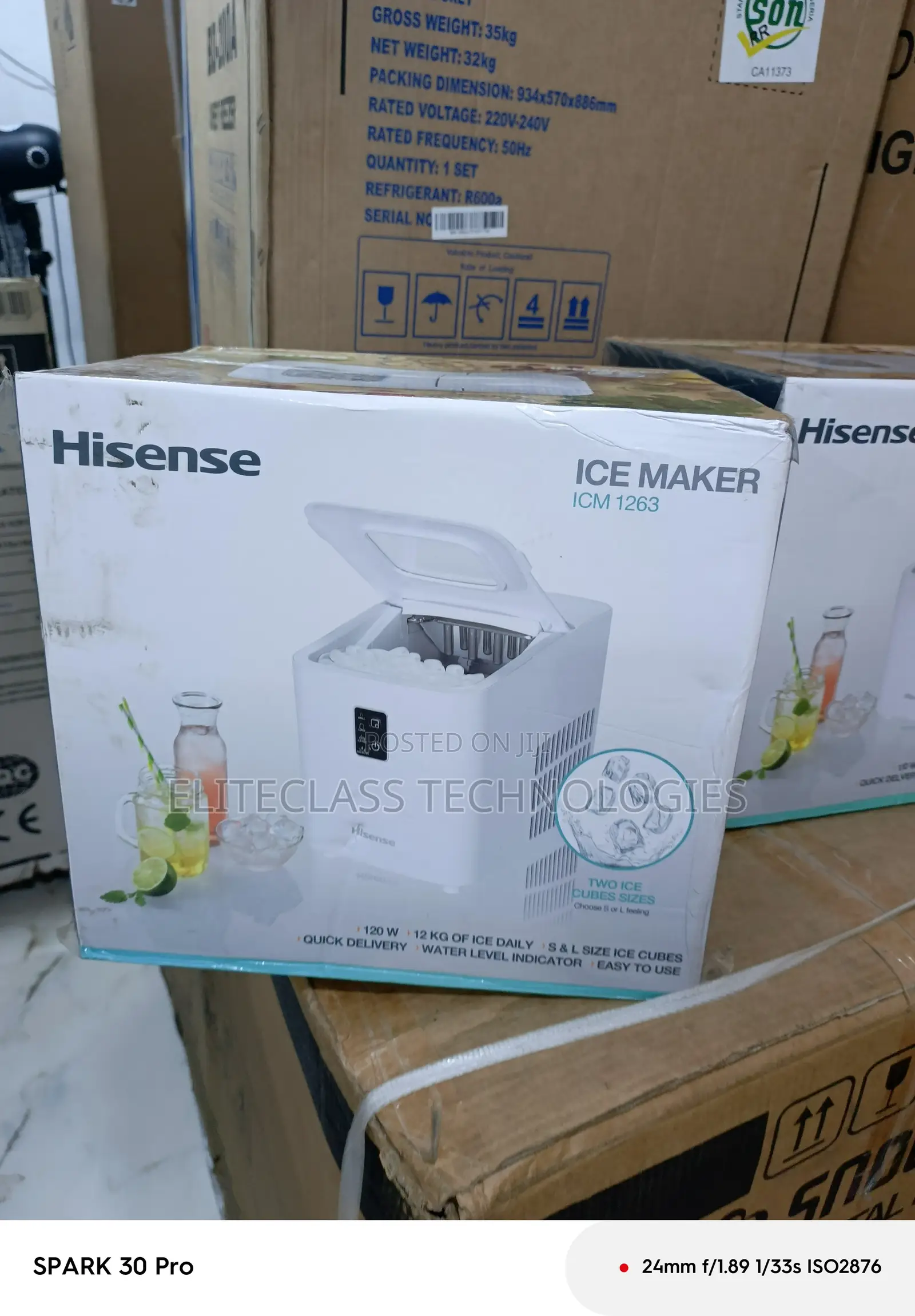 Hisense Icm1263 Portable Ice Maker