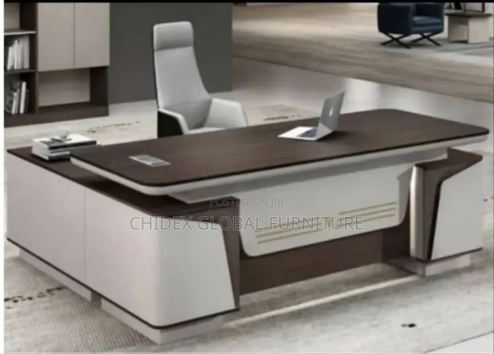 Affordable Luxury Office Desk With Extension and Drawers