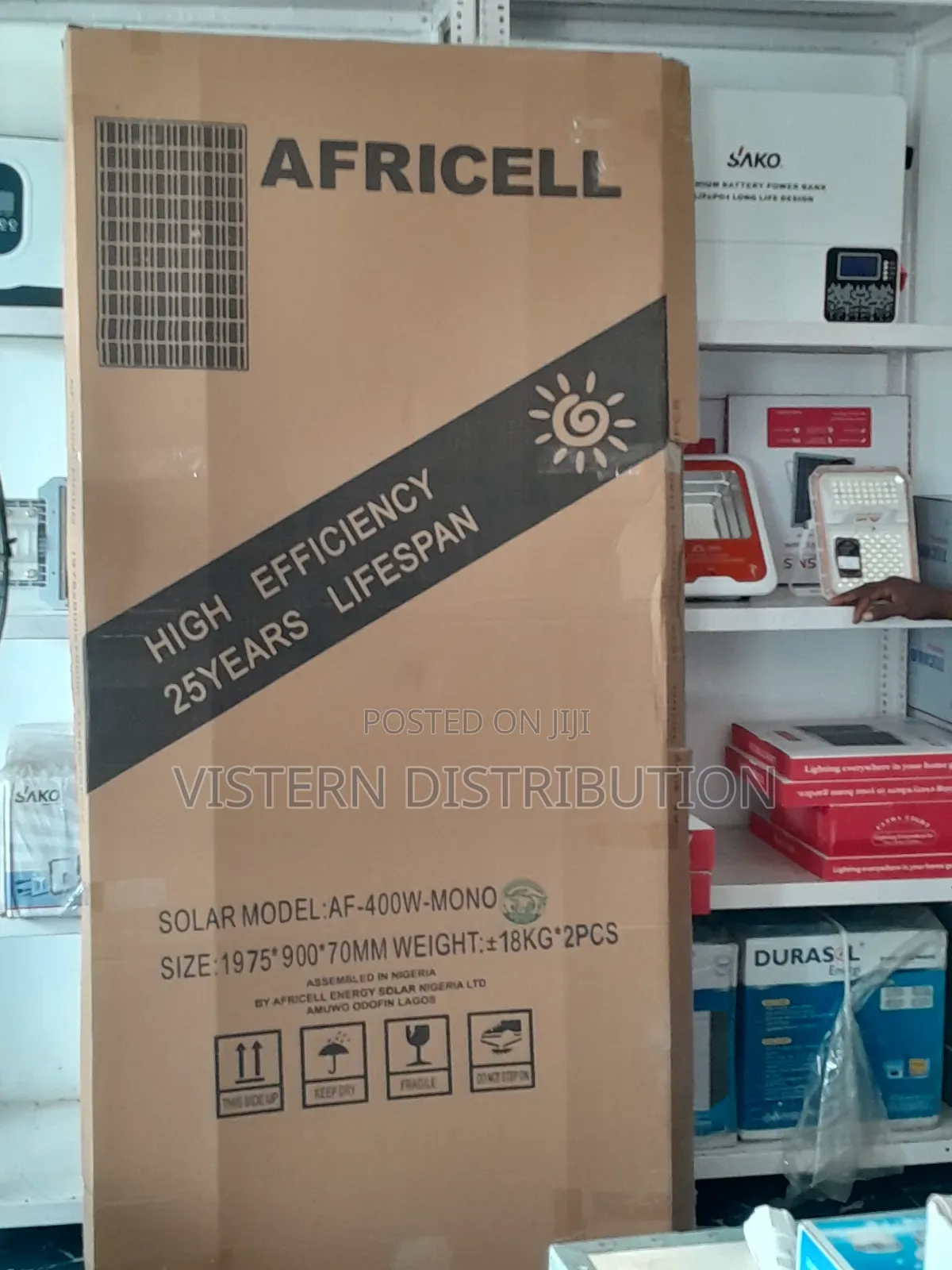 400w Africell Panel, Pv Top Efficiency